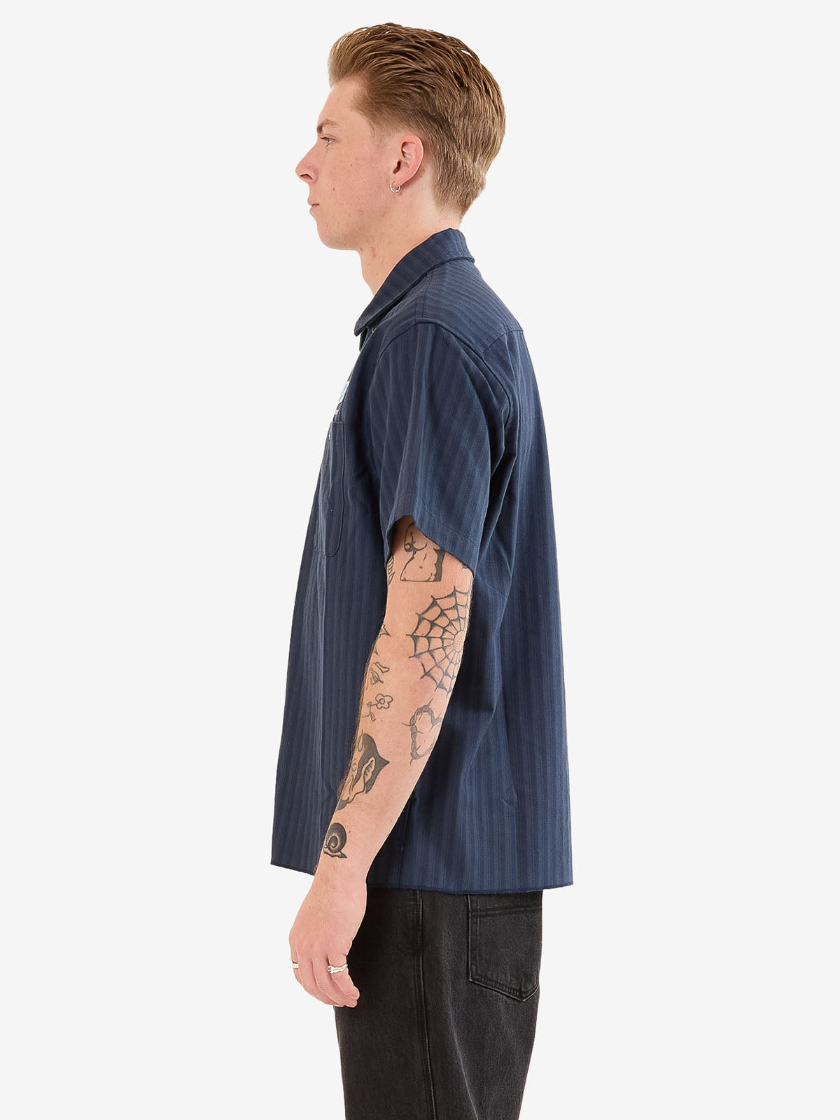 Observer Short Sleeve Shirt - Peacoat