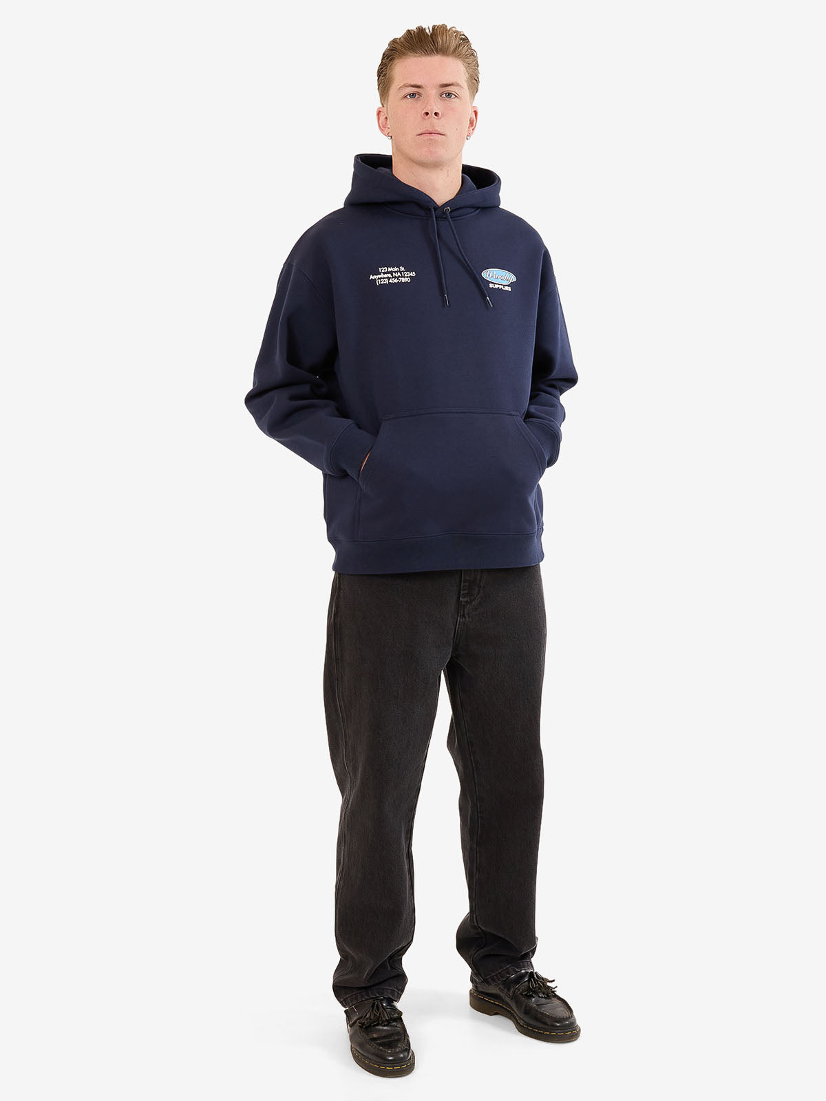 Observer Hood - Peacoat