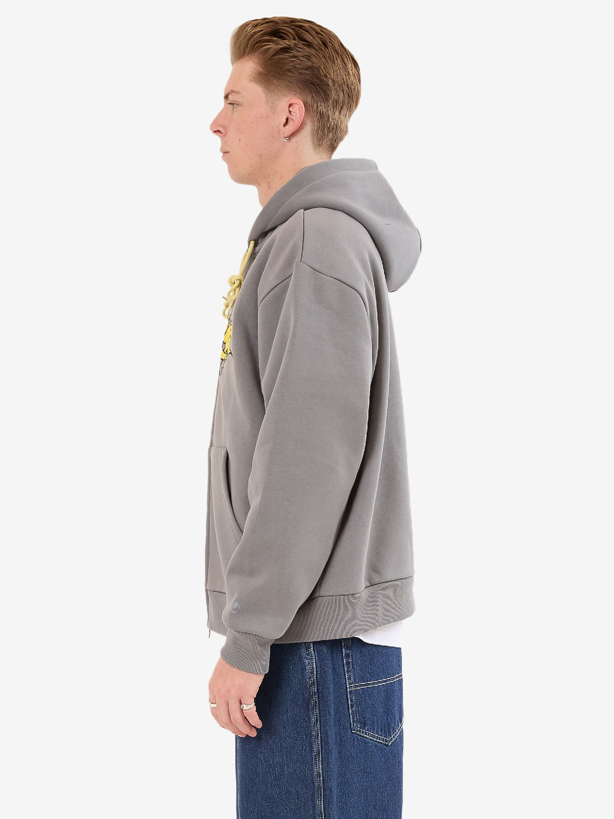 Vanity Zip Hood - Steel Grey