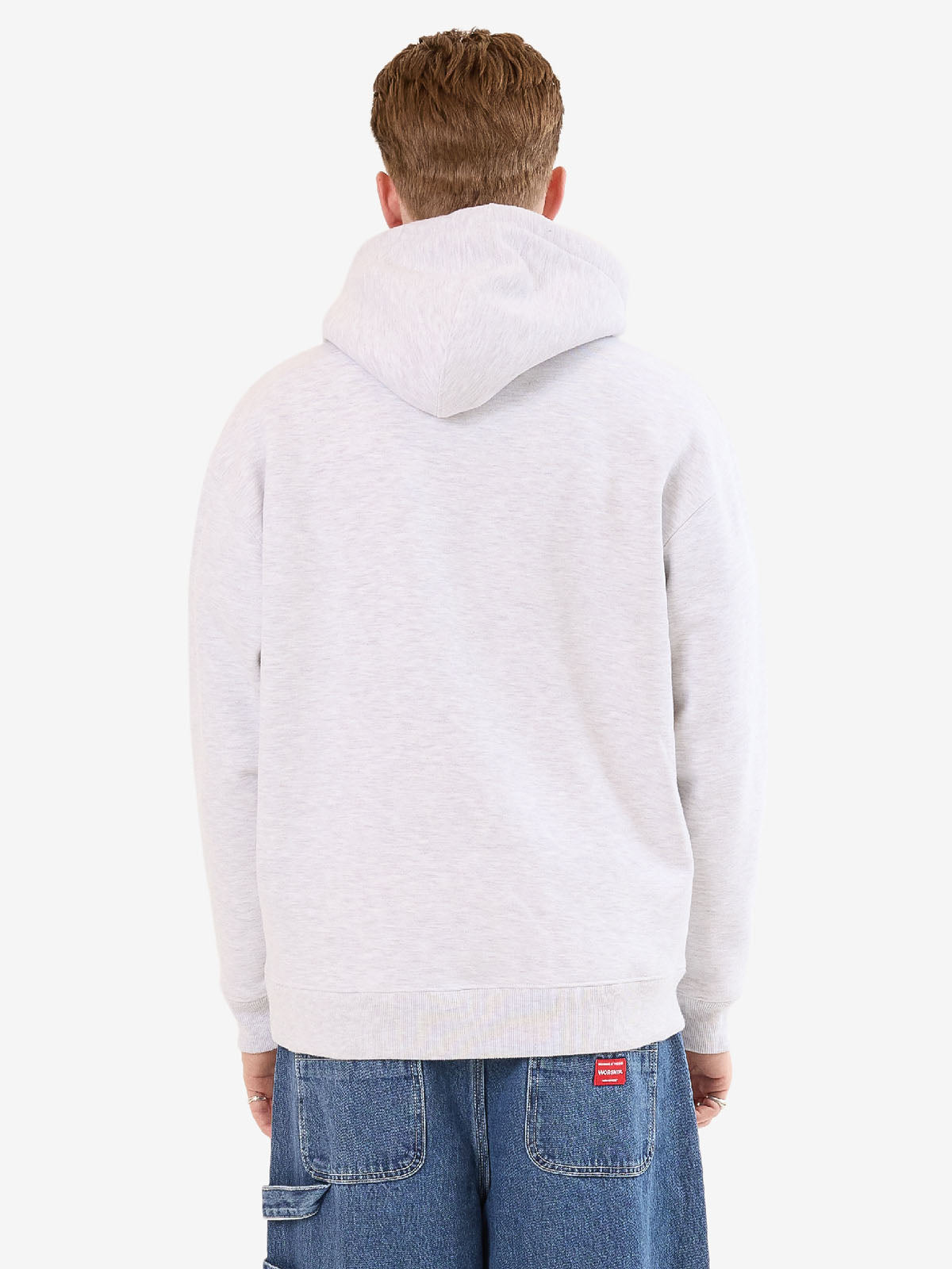 Smoko Fleece Hood - Snow Marle