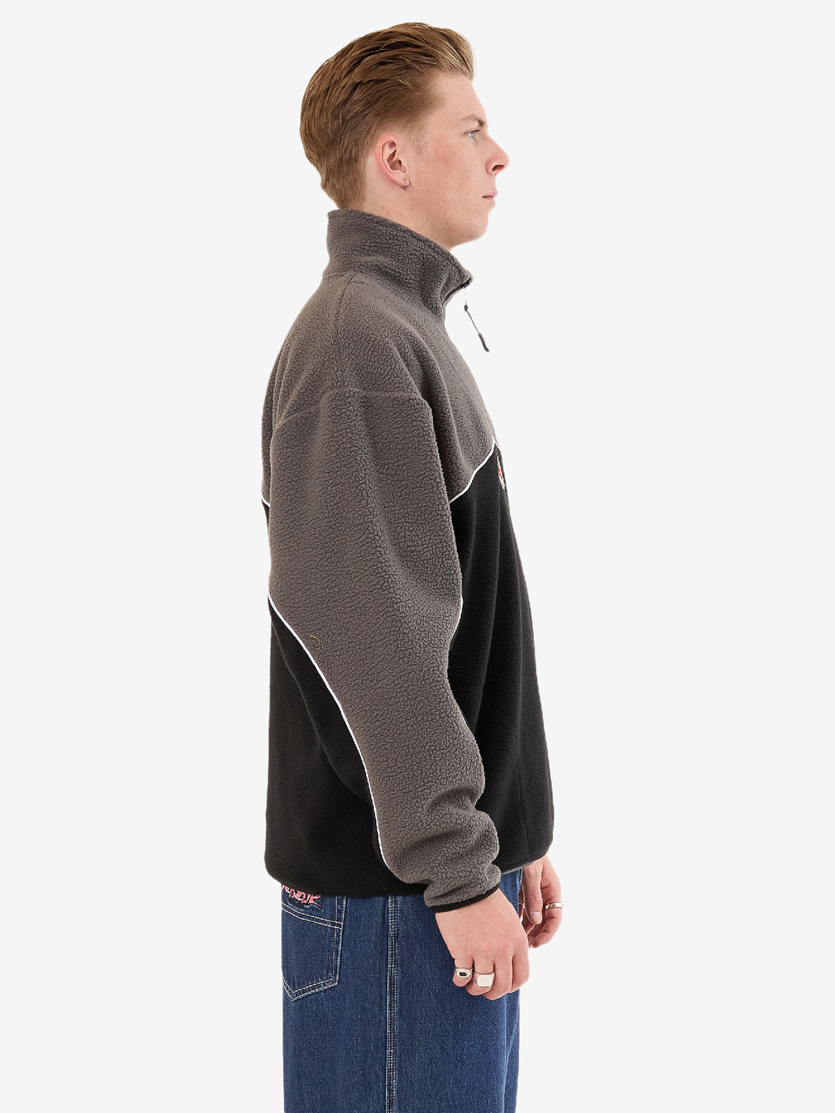 Striker Quarter Zip Polar Fleece - Black