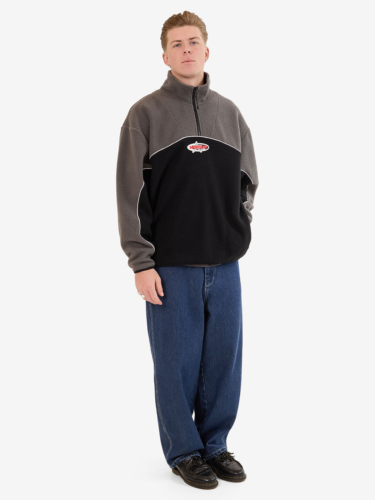 Striker Quarter Zip Polar Fleece - Black
