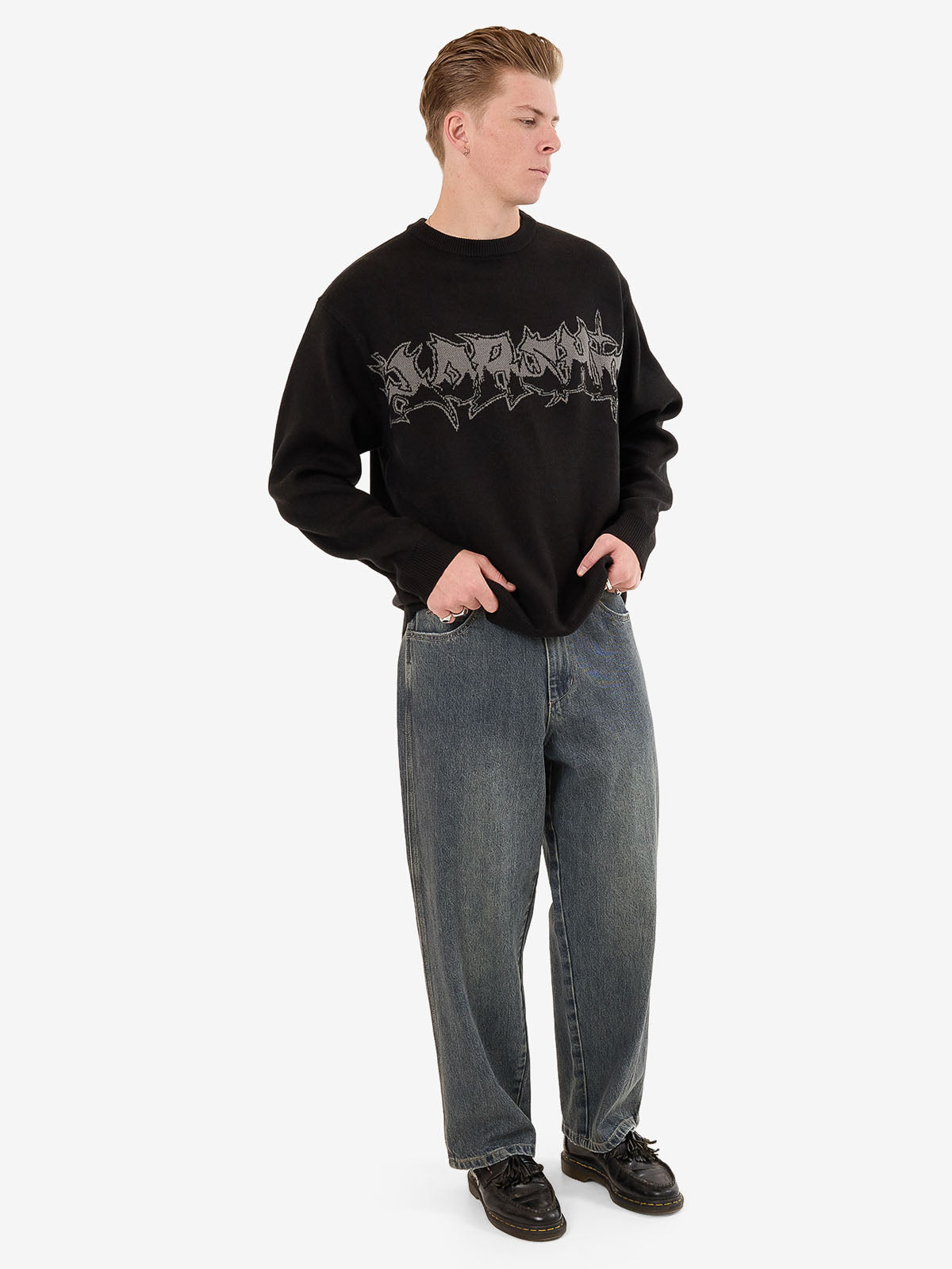 Gnasher Knit - Black