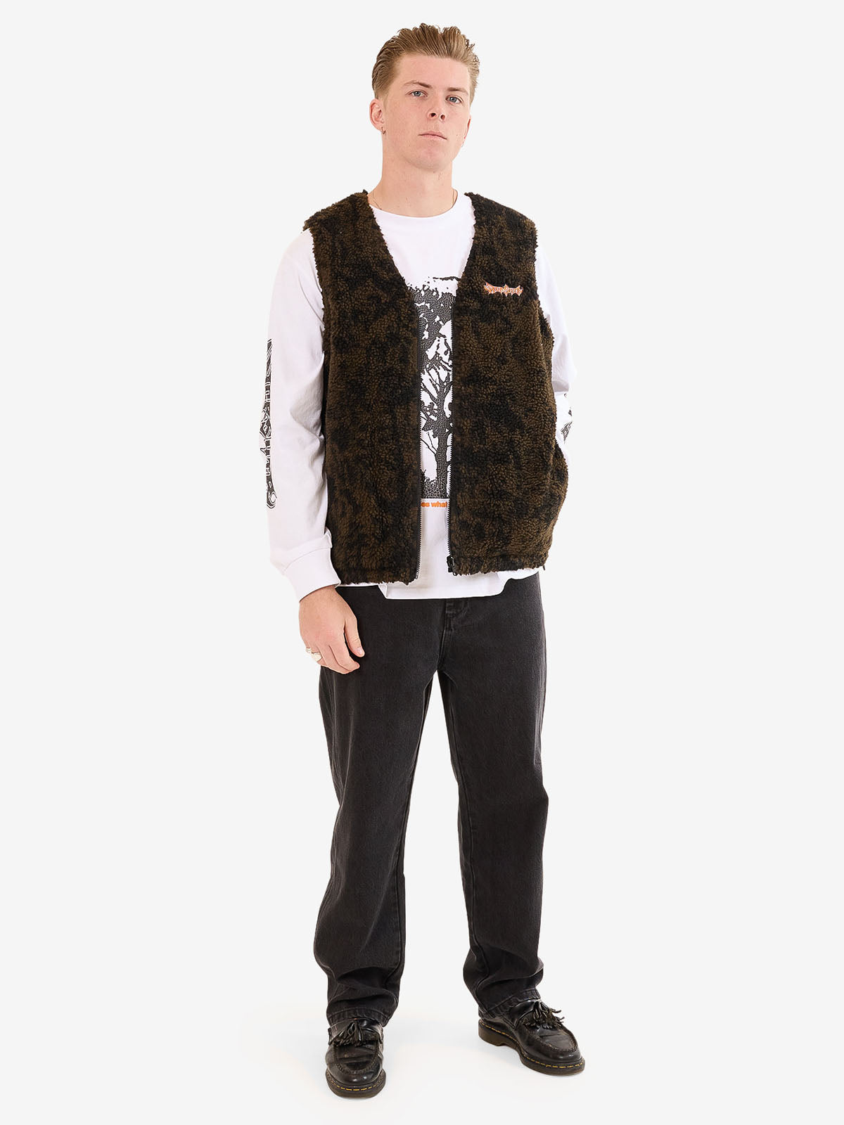 Blackwood Reversible Gilet - Chocolate