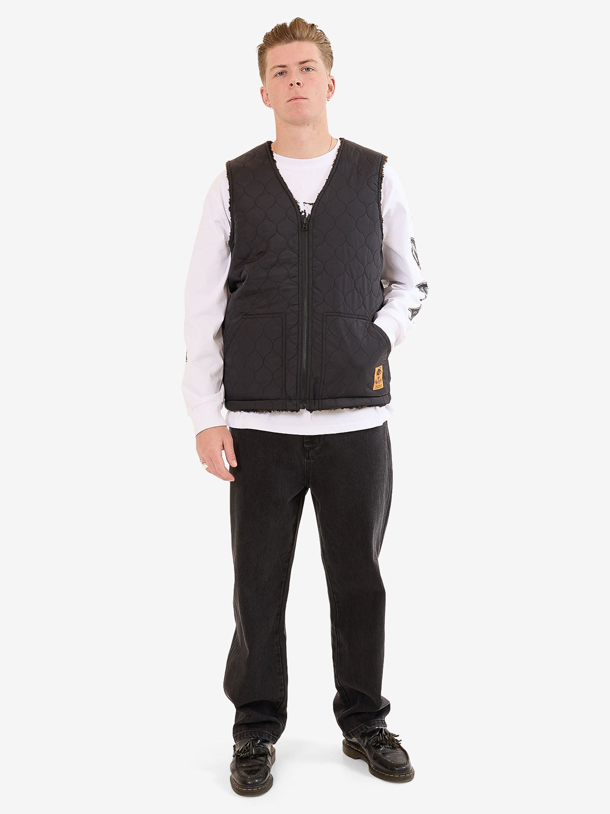 Blackwood Reversible Gilet - Chocolate