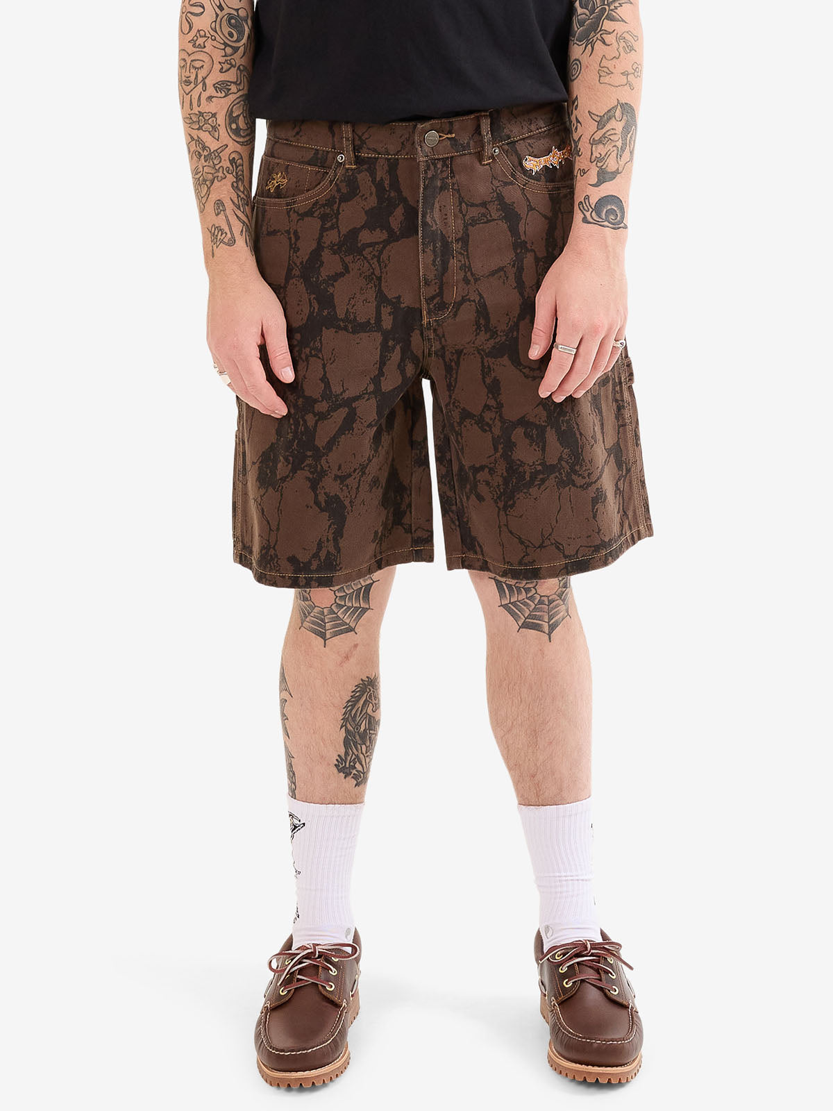 Blackwood Carpenter Jean Short - Chocolate