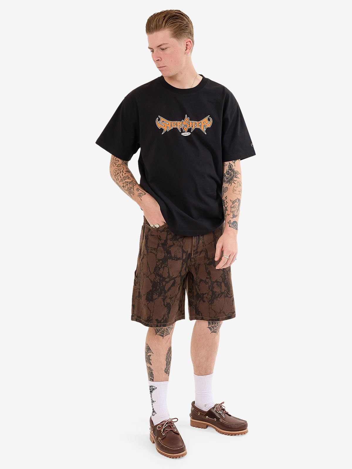 Blackwood Carpenter Jean Short - Chocolate