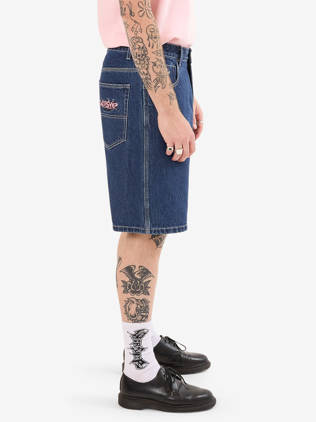 Vanity Big Dawg Jean Short - BPM Blue