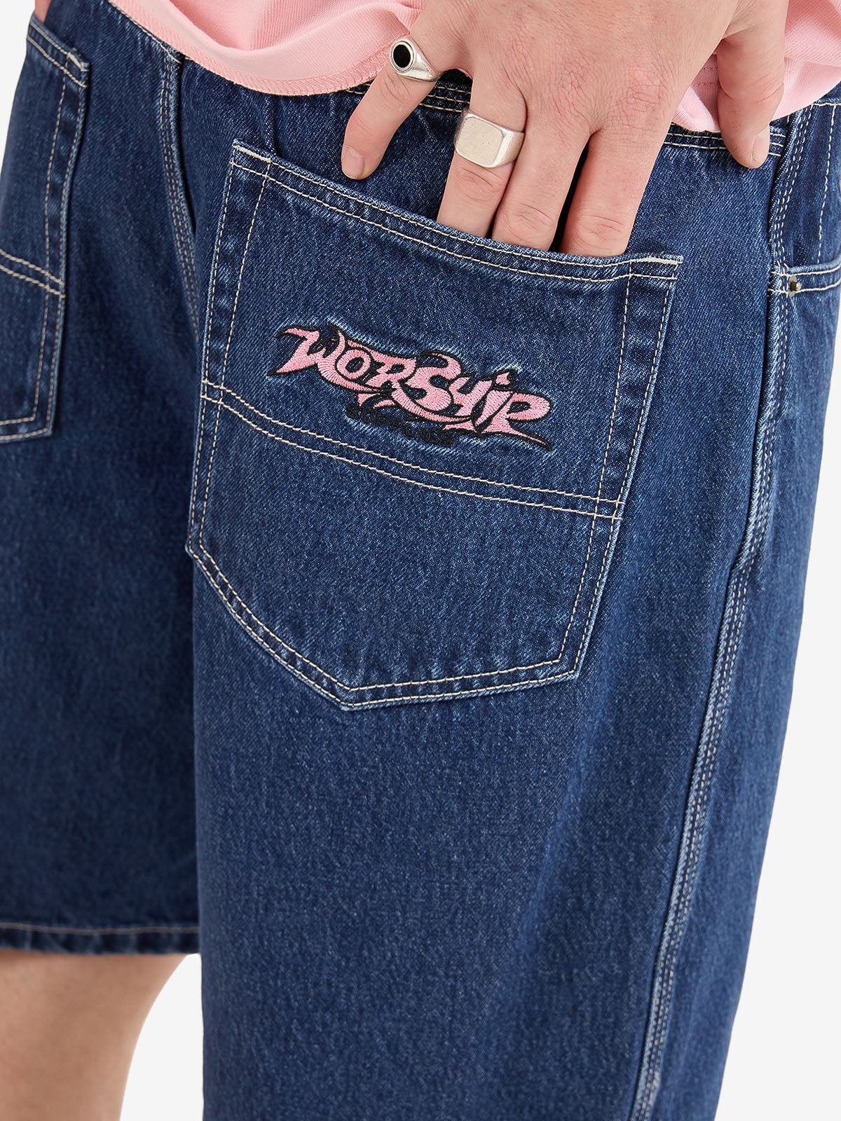 Vanity Big Dawg Jean Short - BPM Blue