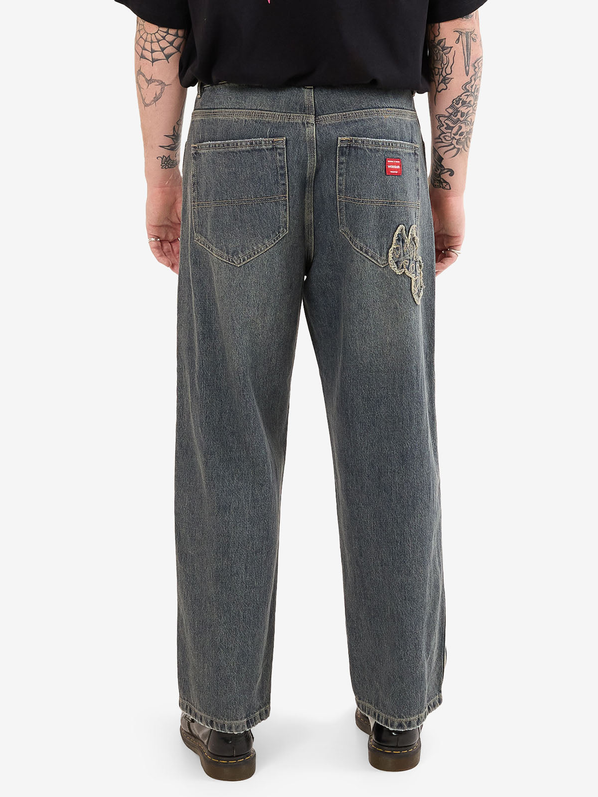 Heavy Heart Big Lounger Jean - Blasted Blue