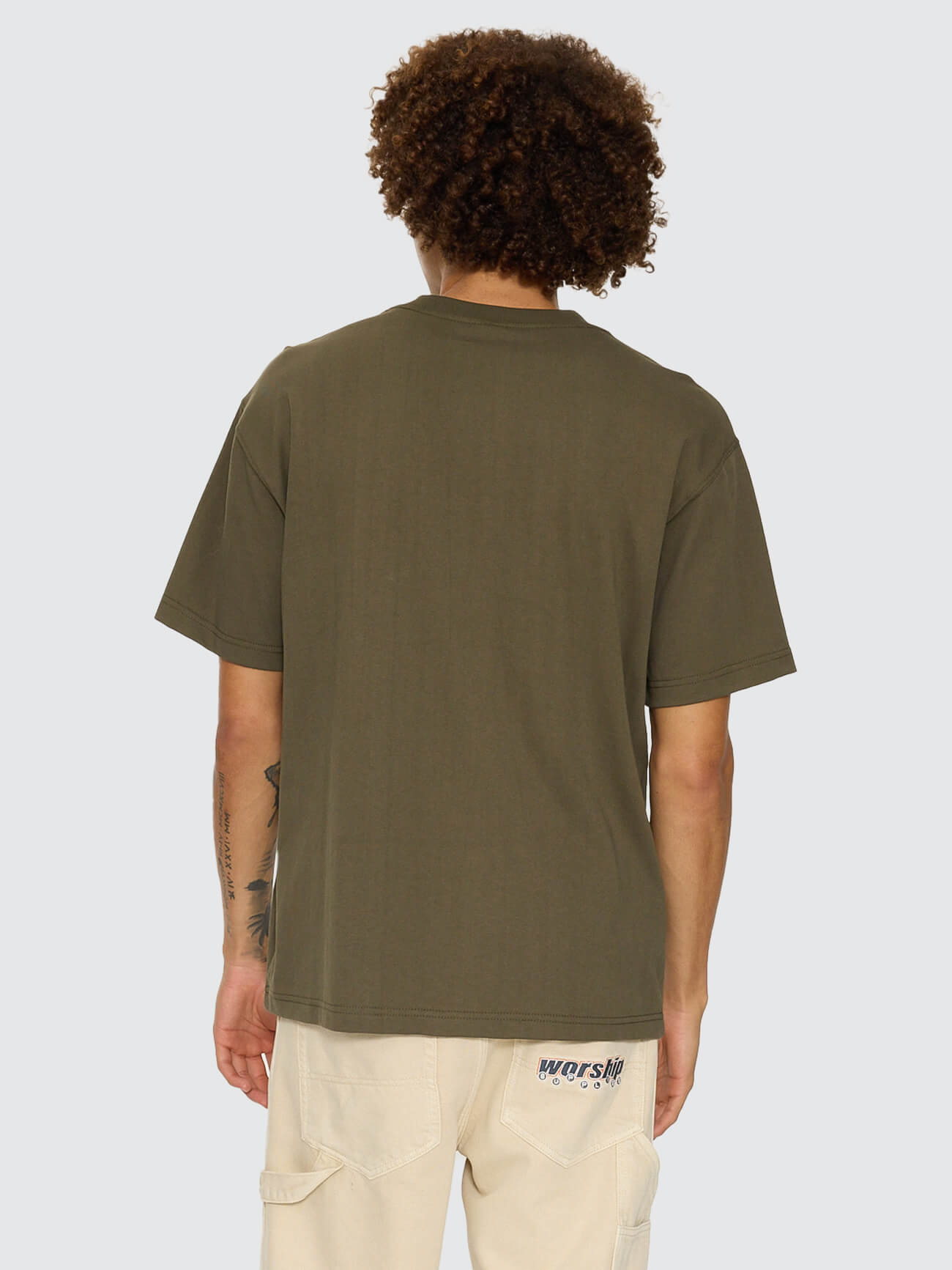 Line Stepper Tee - Grape Leaf XS