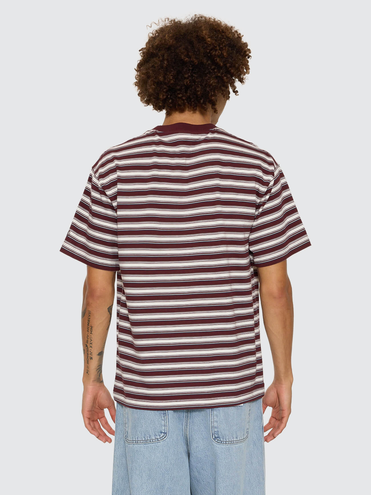Space Race Stripe Tee - Puddle XS