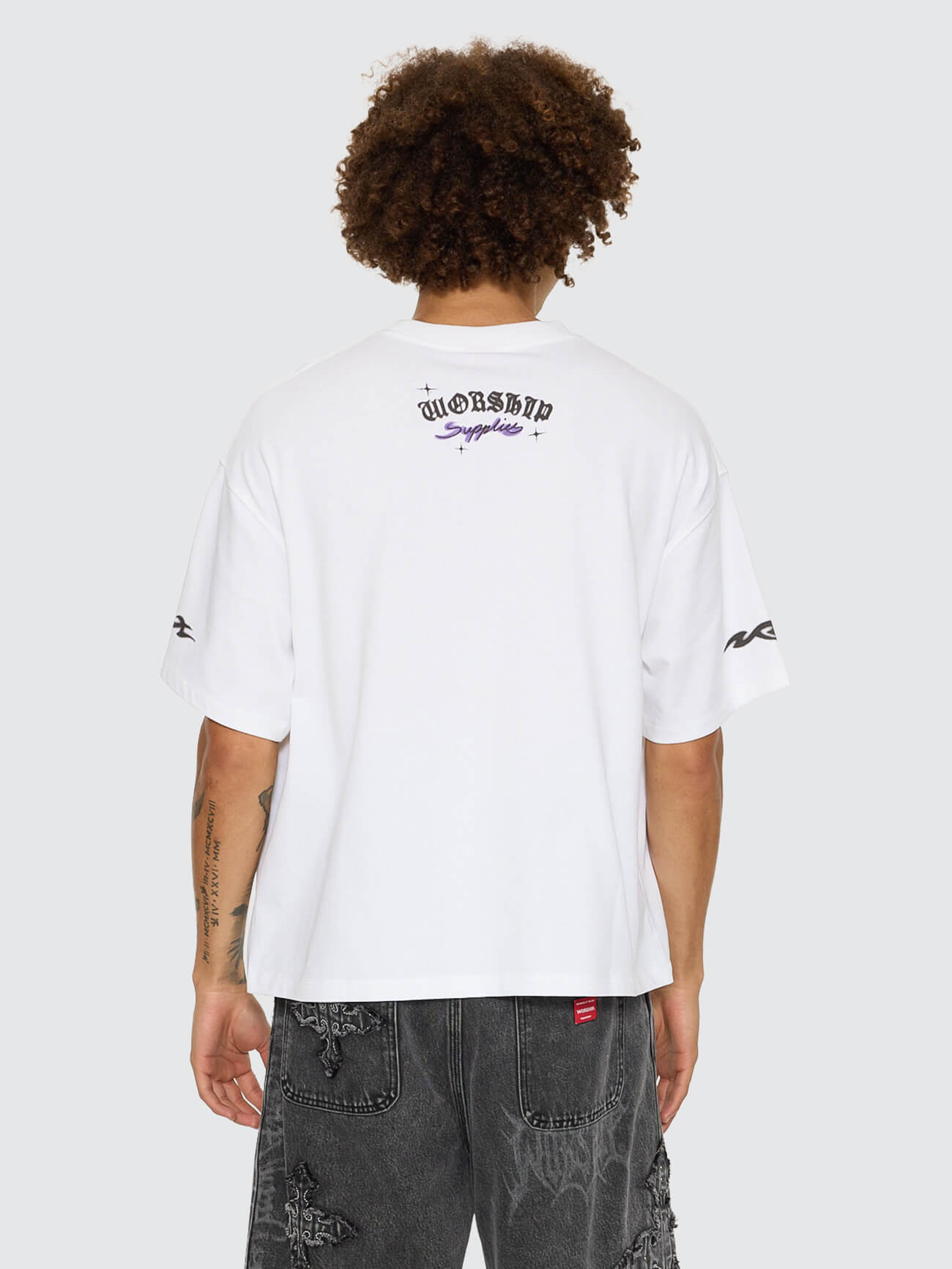 Anderson Box Crop Tee - White XS