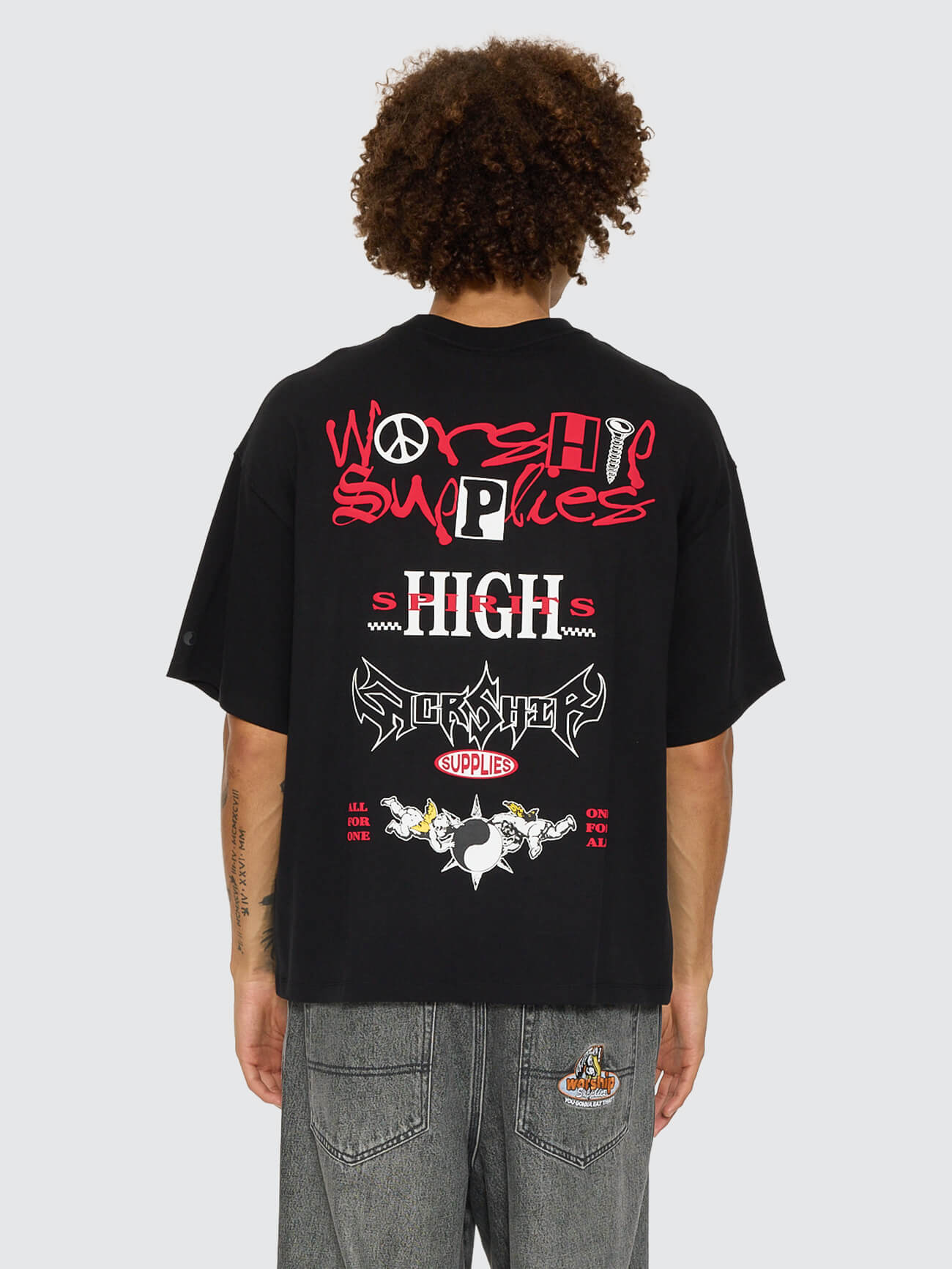 Fusion Box Crop Tee - Black XS