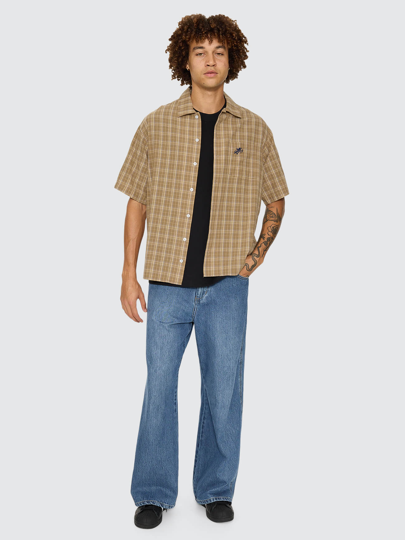 Cherub Short Sleeve Shirt - Tannin XS