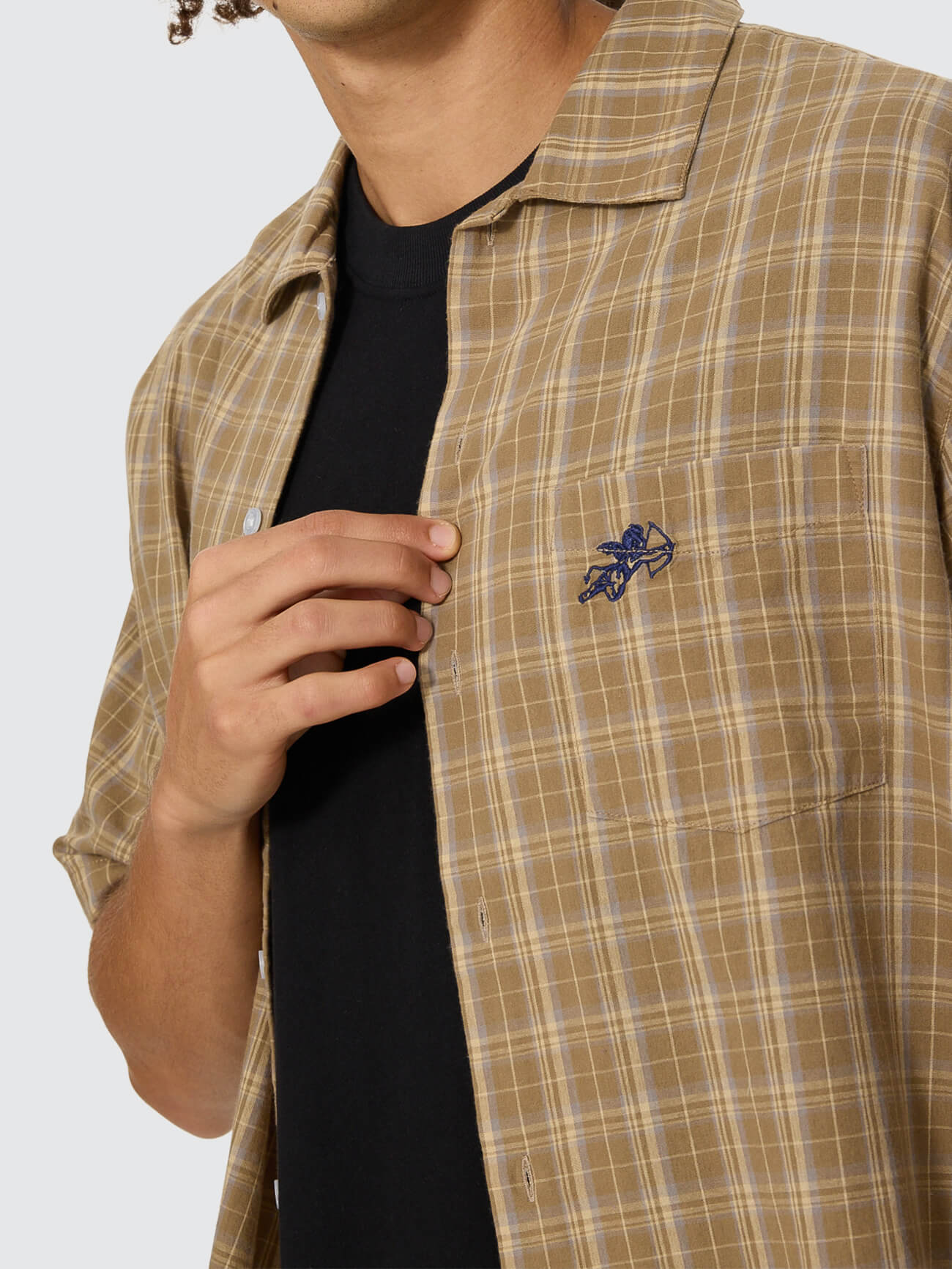 Cherub Short Sleeve Shirt - Tannin XS