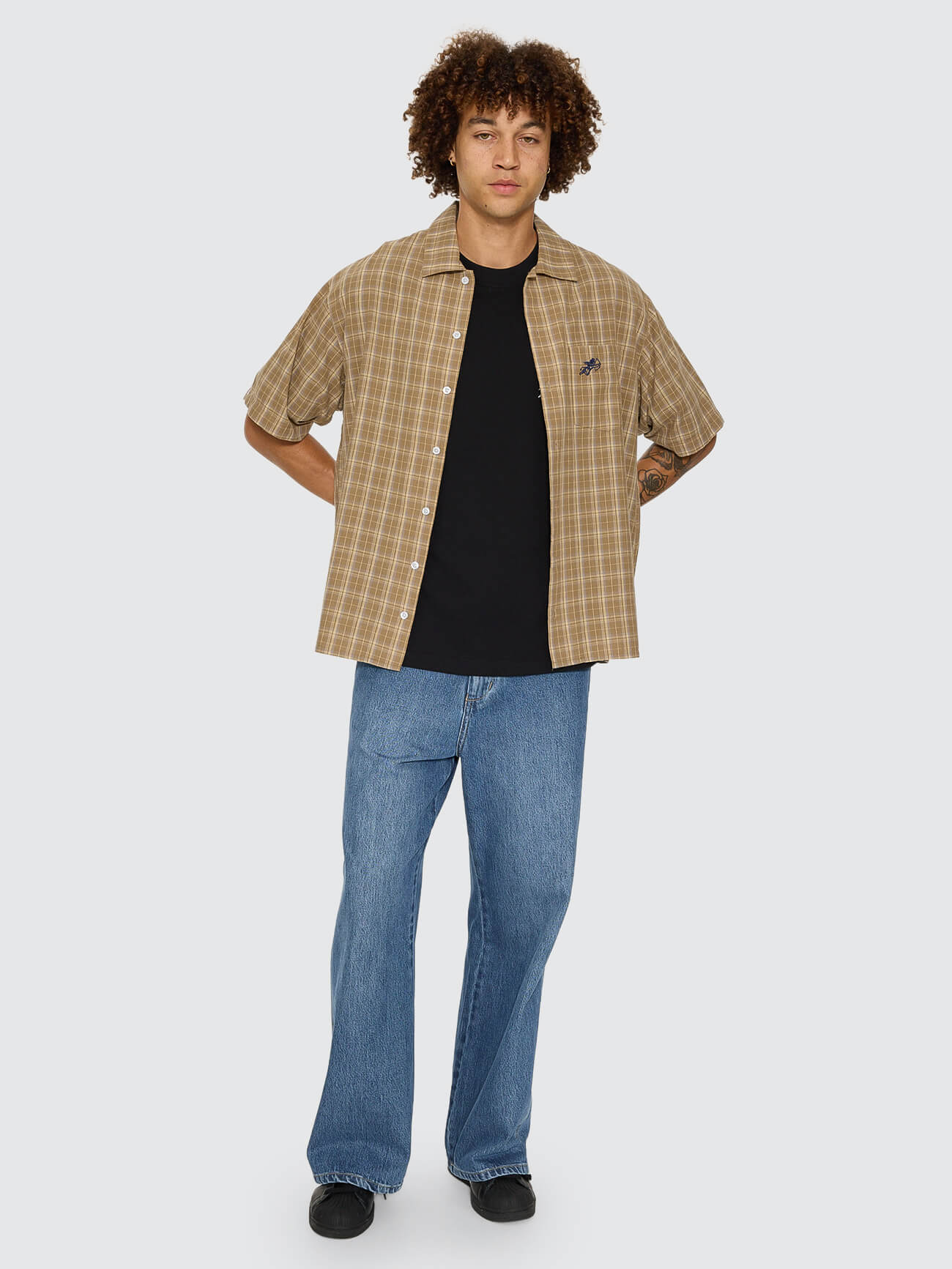 Cherub Short Sleeve Shirt - Tannin XS