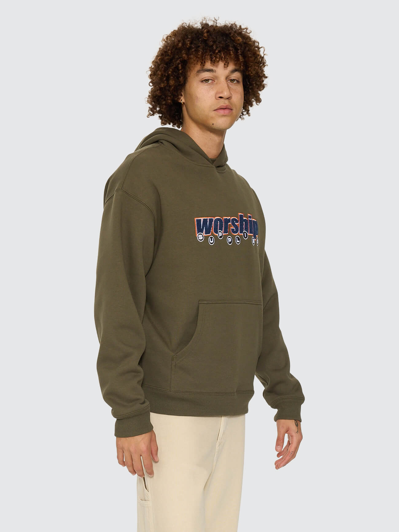 Line Stepper Pullover Hood - Grape Leaf XS