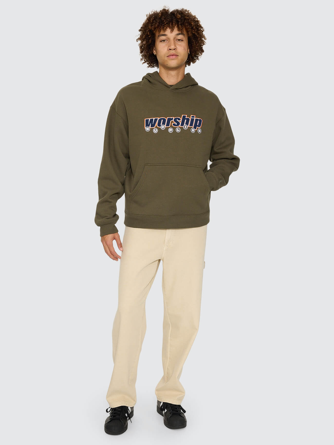 Line Stepper Pullover Hood - Grape Leaf XS