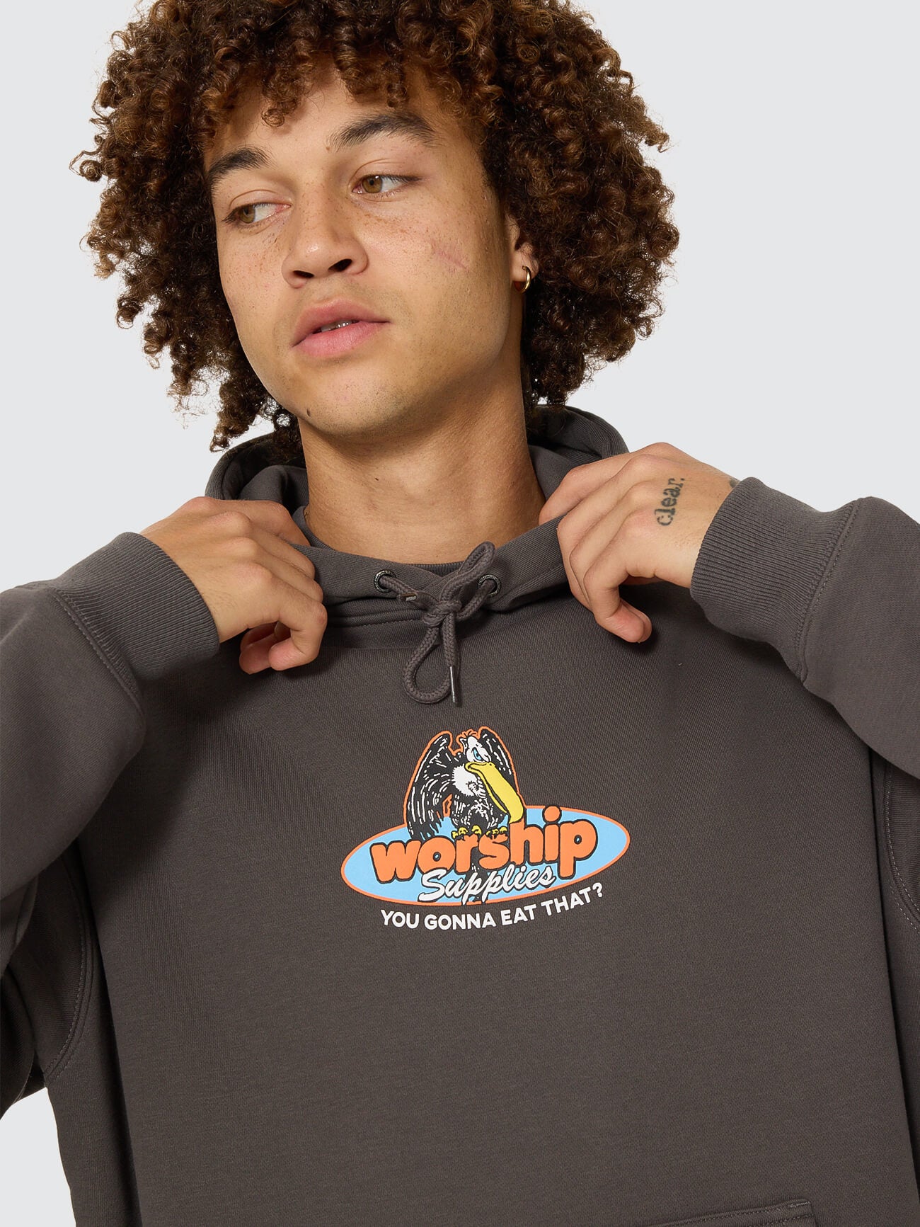 Still Hungry Pullover Hood - Worn Black XS