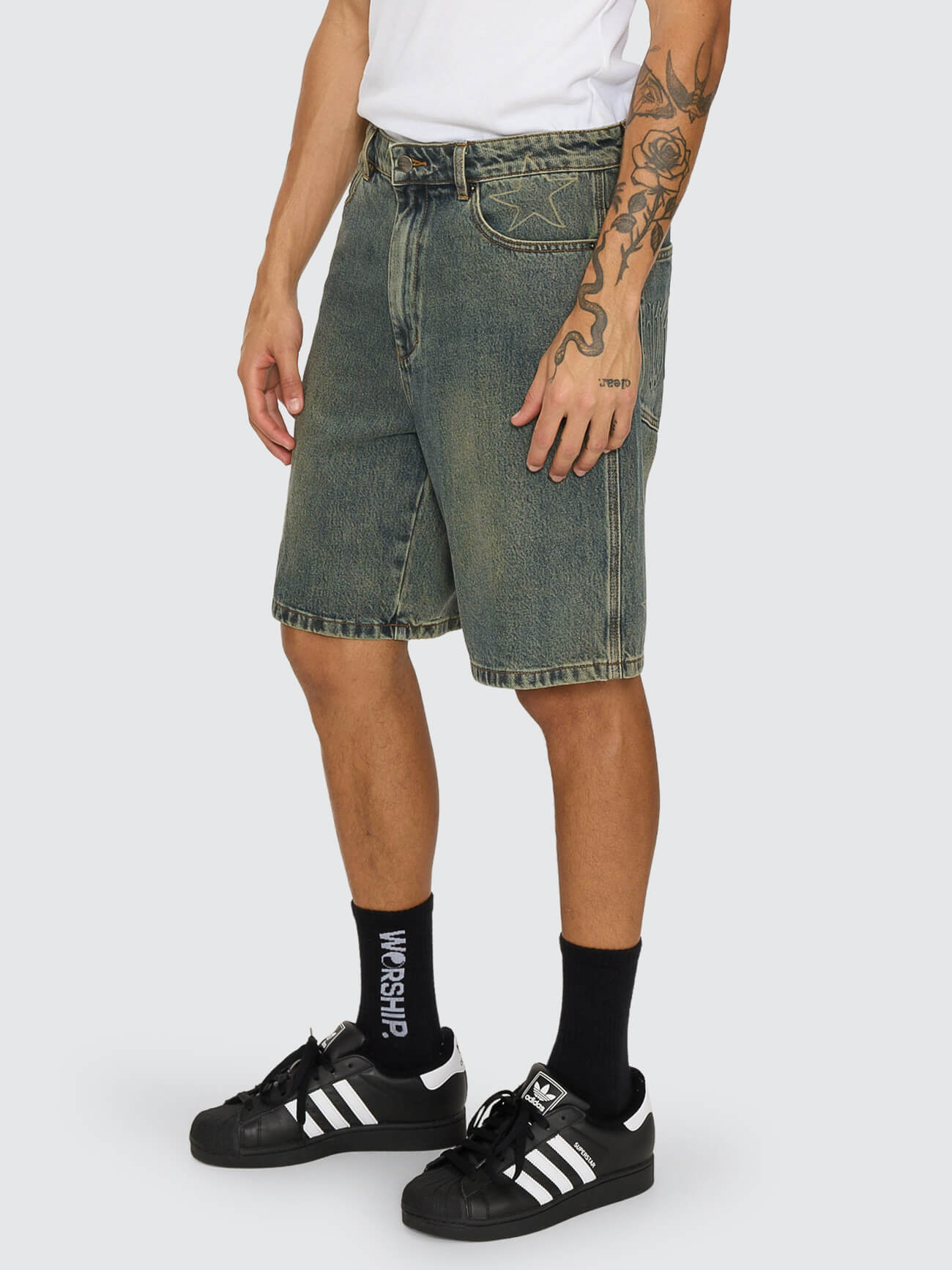 Fascination Carpenter Jean Short - Deep Haze 26