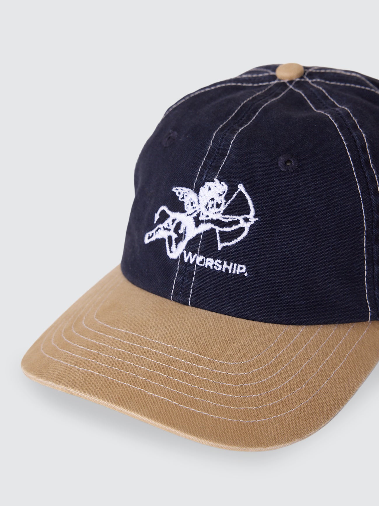Cherub 6 Panel Cap - Peacoat