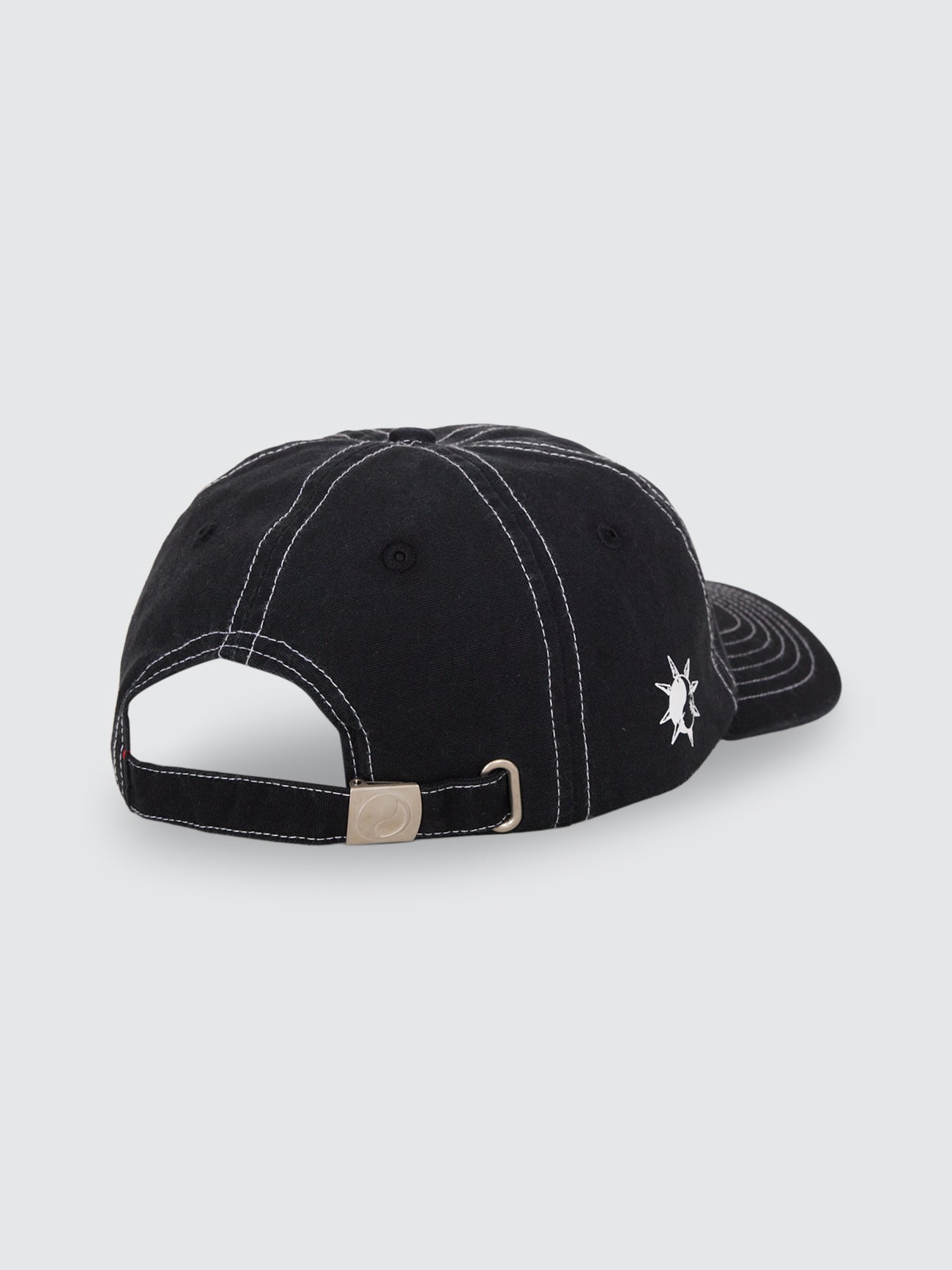 Spiker 6 Panel Cap - Washed Black