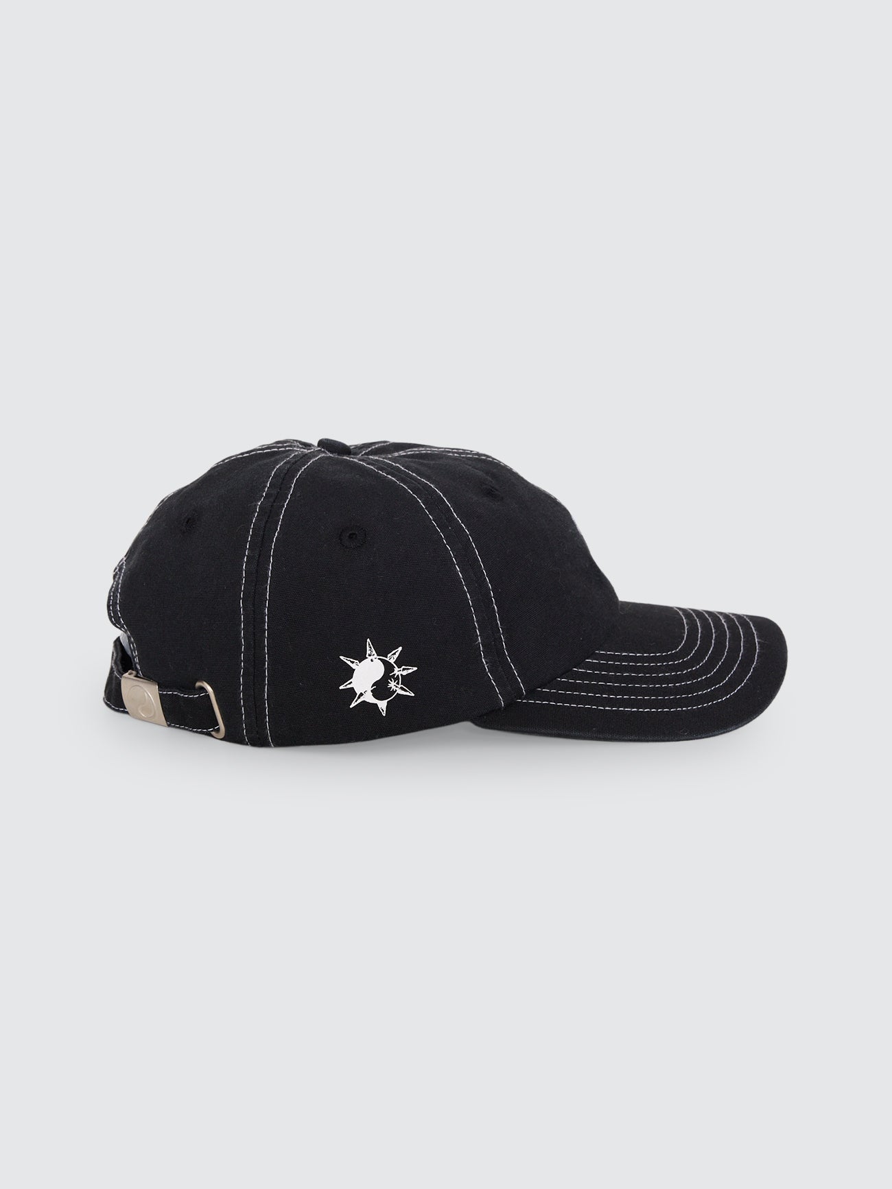 Spiker 6 Panel Cap - Washed Black