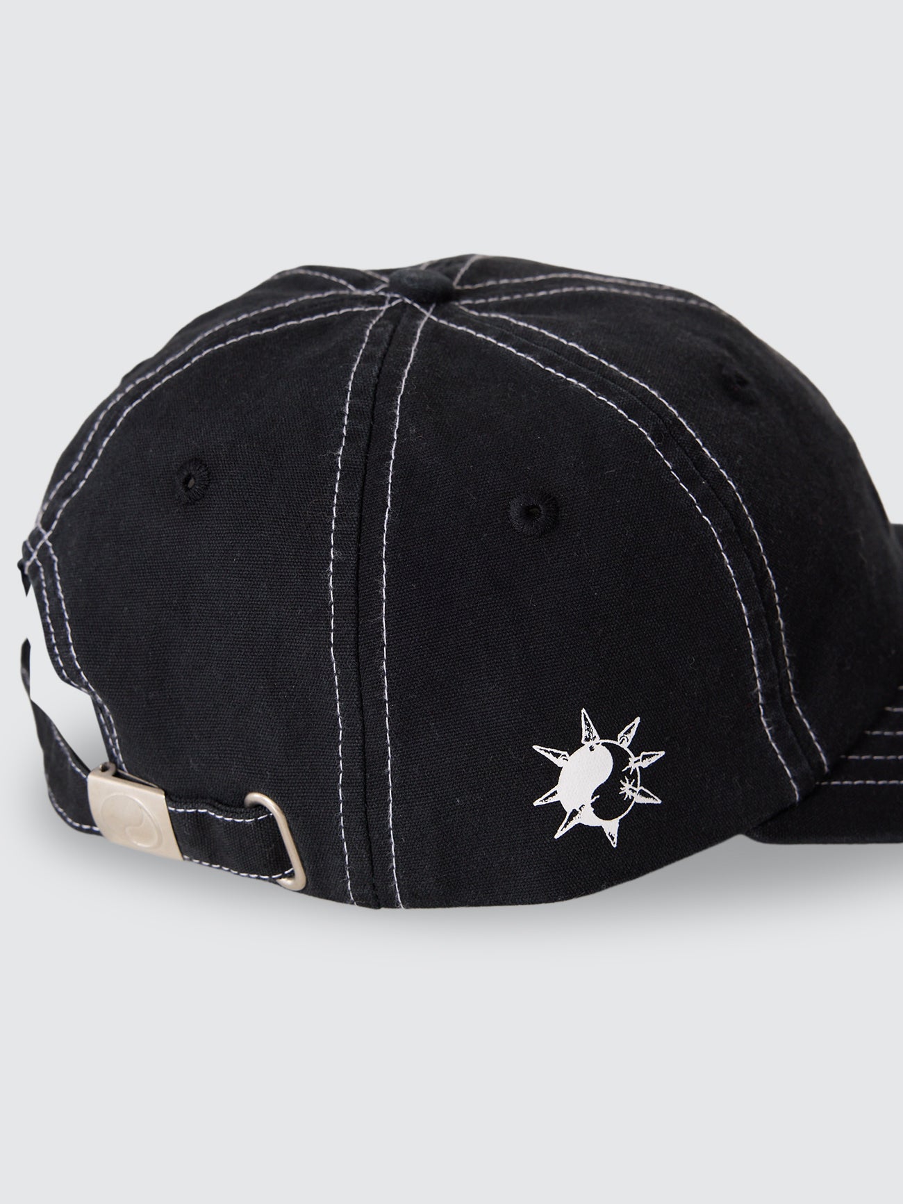 Spiker 6 Panel Cap - Washed Black