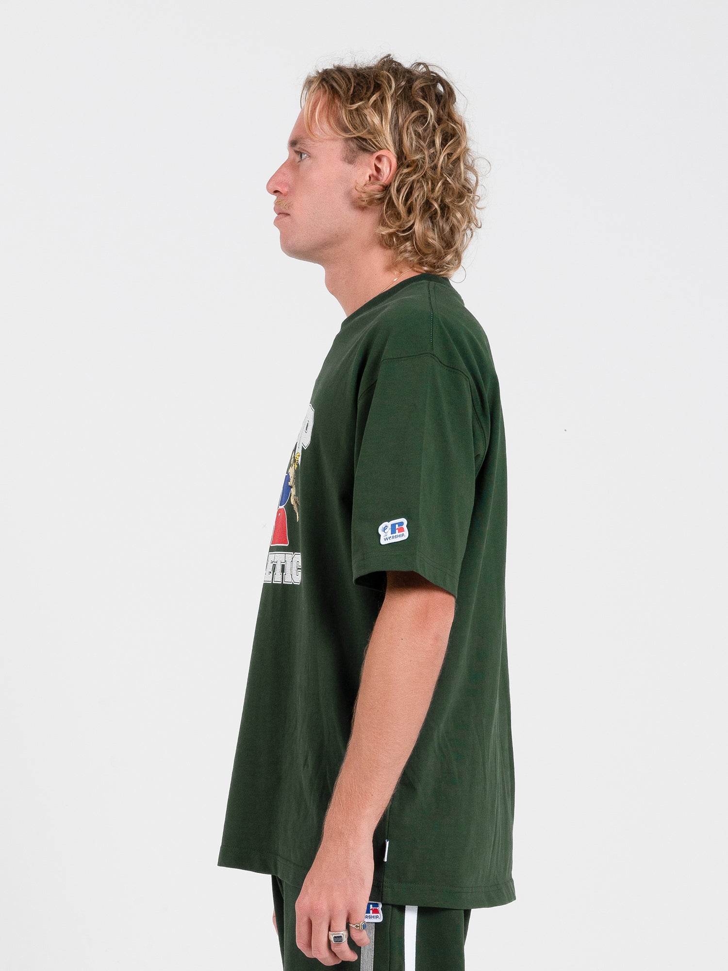 Groundskeepers Tee - Sycamore Green Vintage Washed