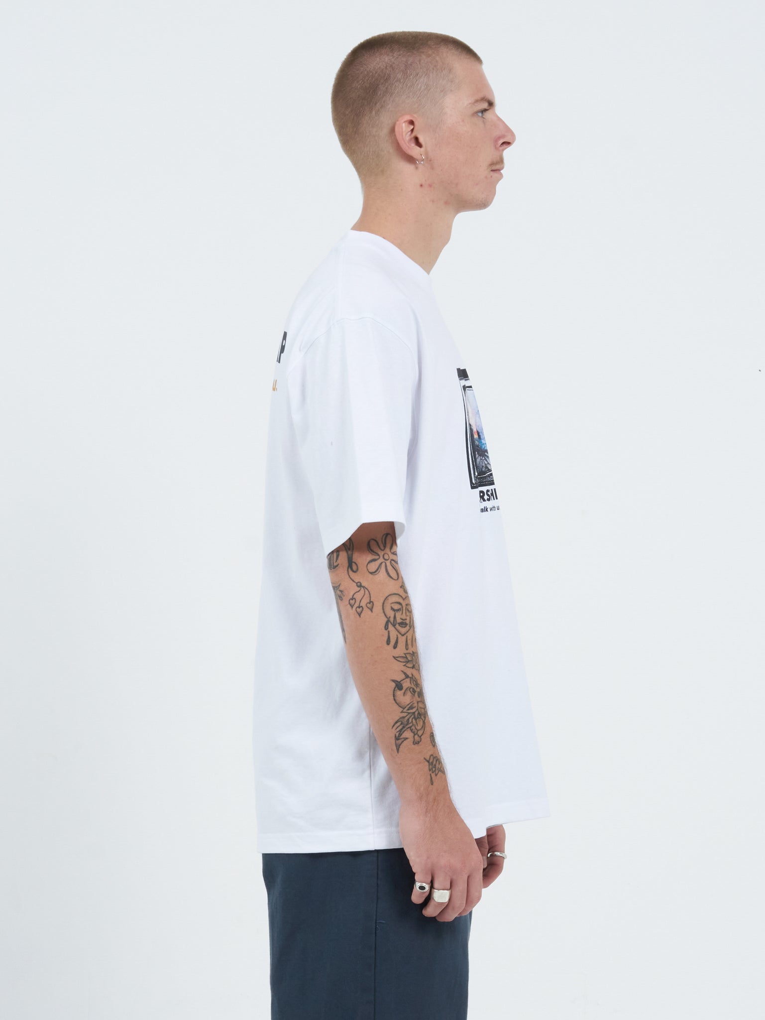 Square Eyes Tee - White