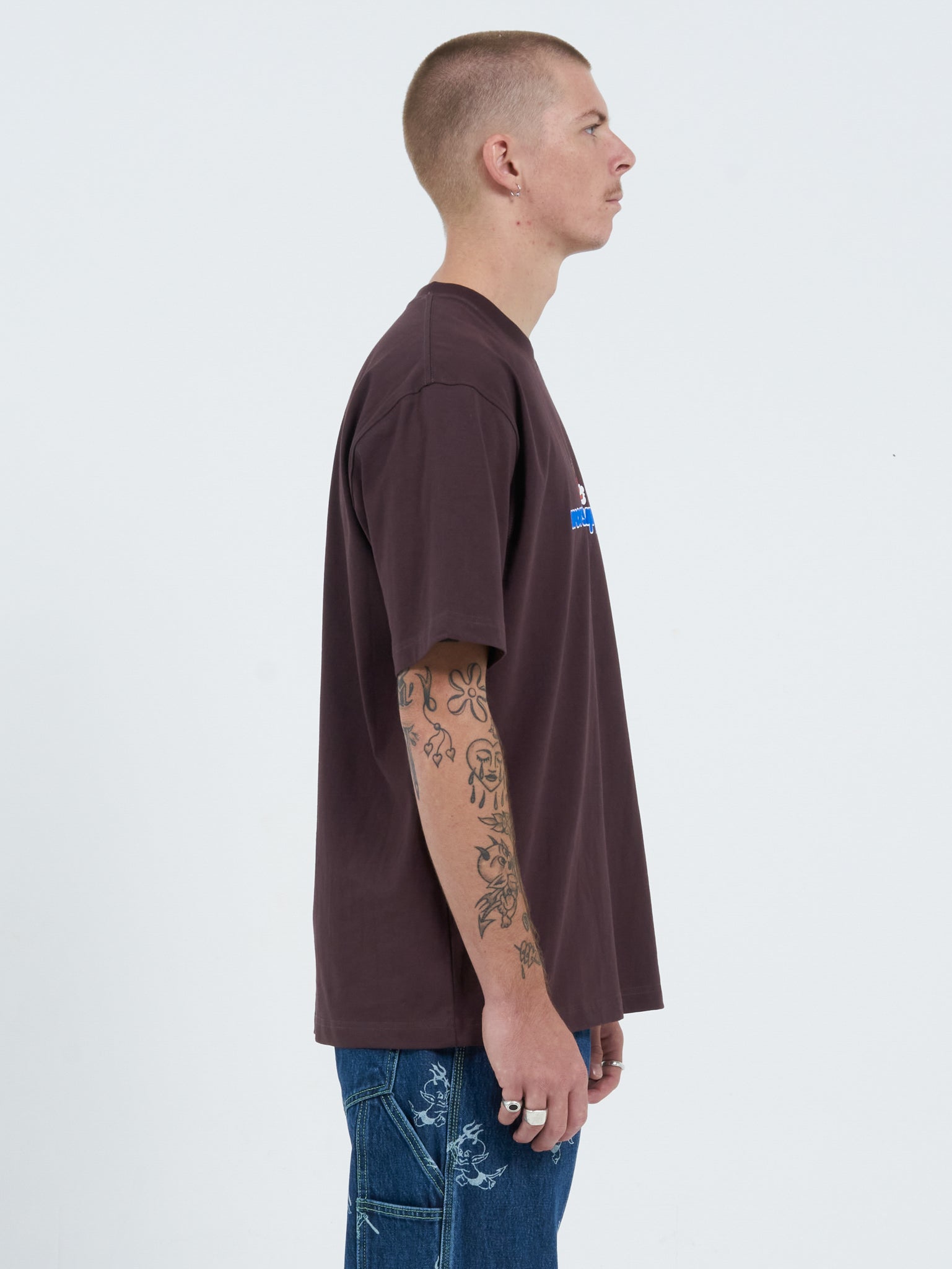 Above The Clouds Tee - Fudge