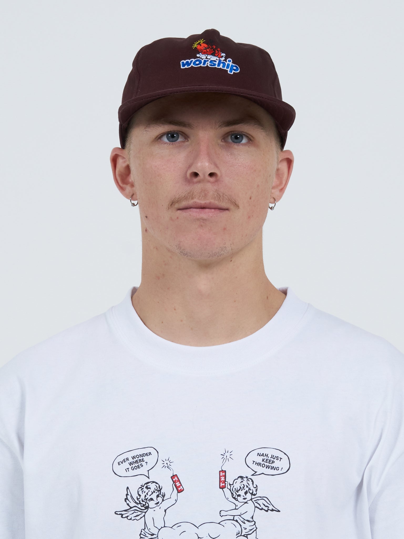 Above The Clouds Hat - Fudge