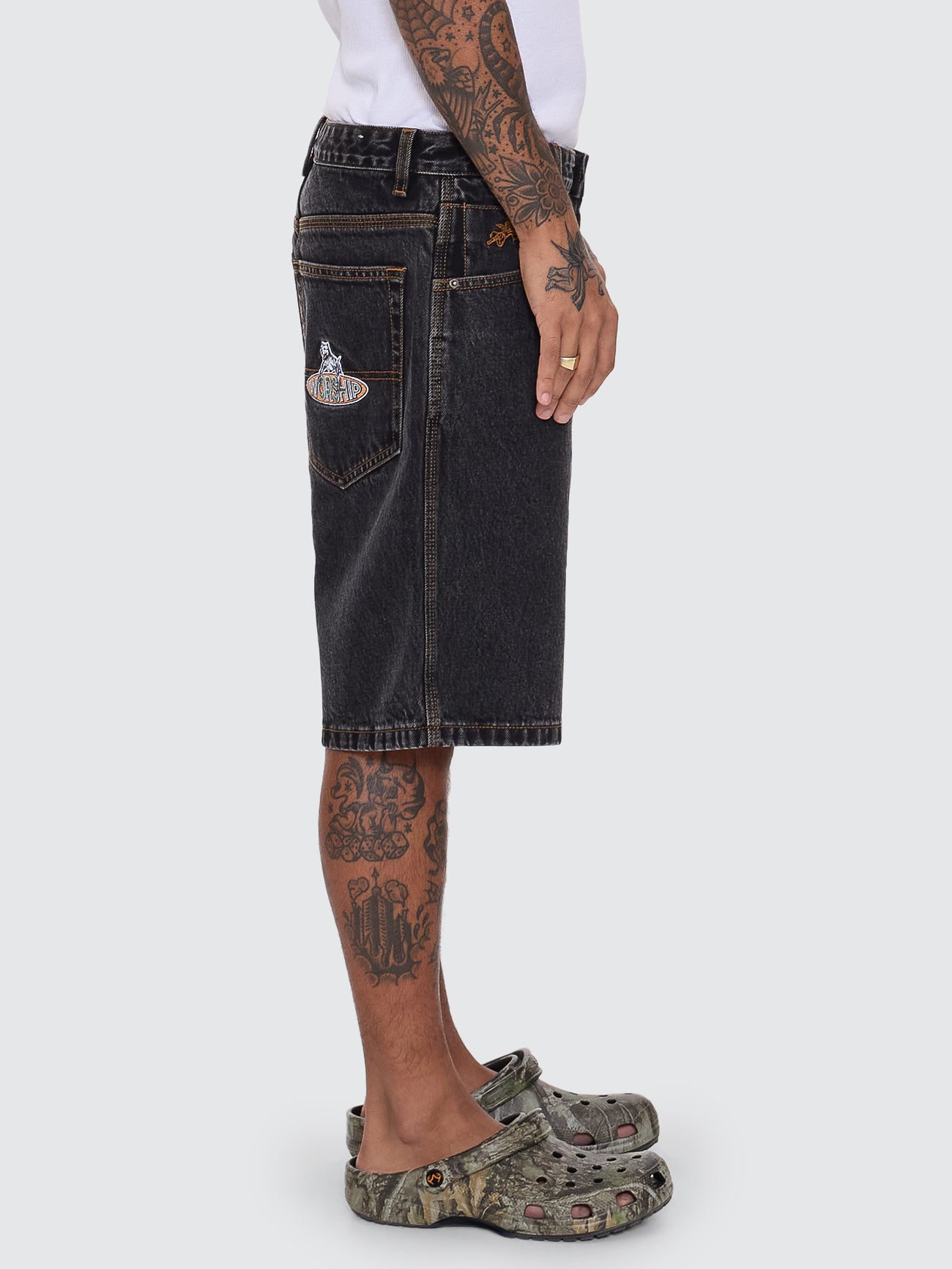 Big Dawg Jean Short - Black Rinse