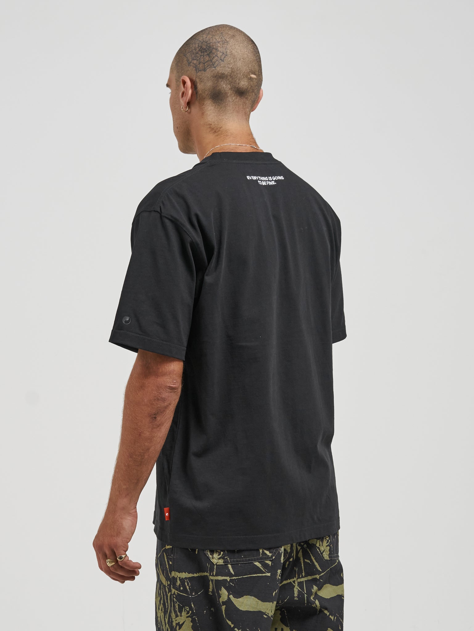 Split Decision Tee - Black