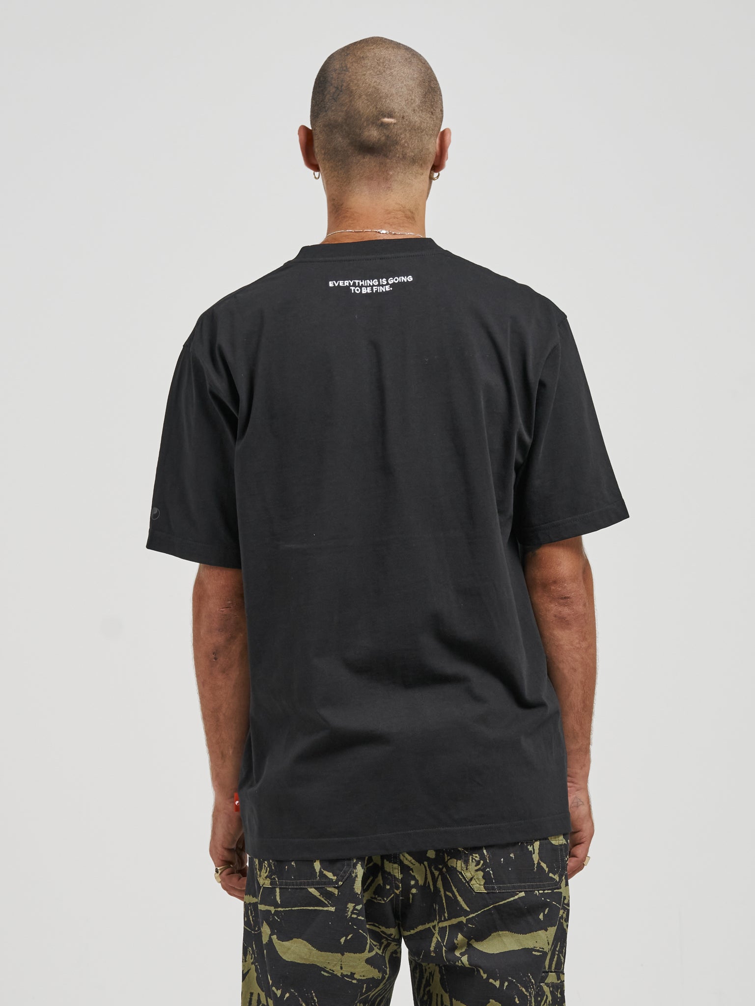 Split Decision Tee - Black