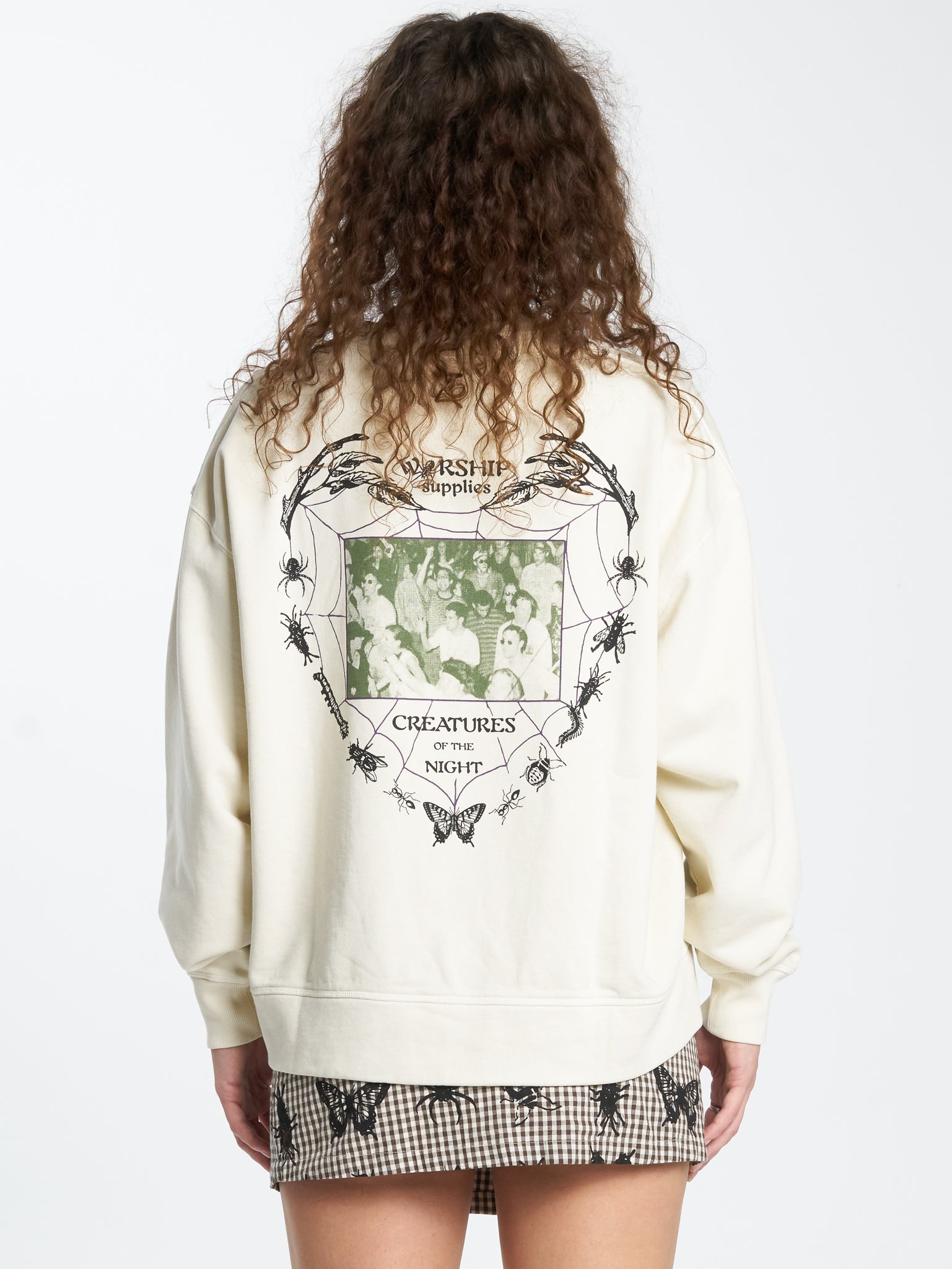 Creatures Box Fit Crew - Bone