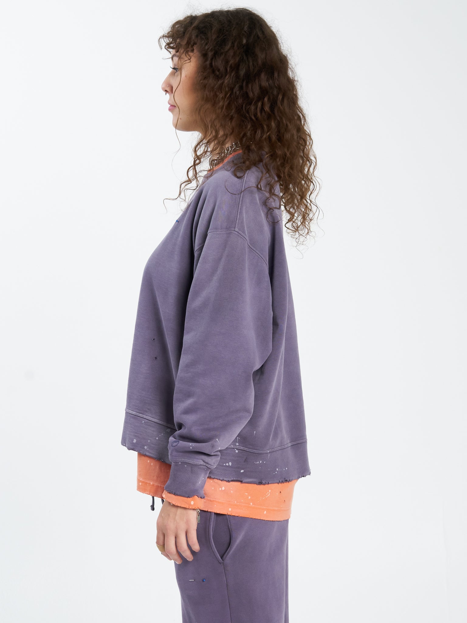 Controlled Burn Box Fit Crew - Graystone