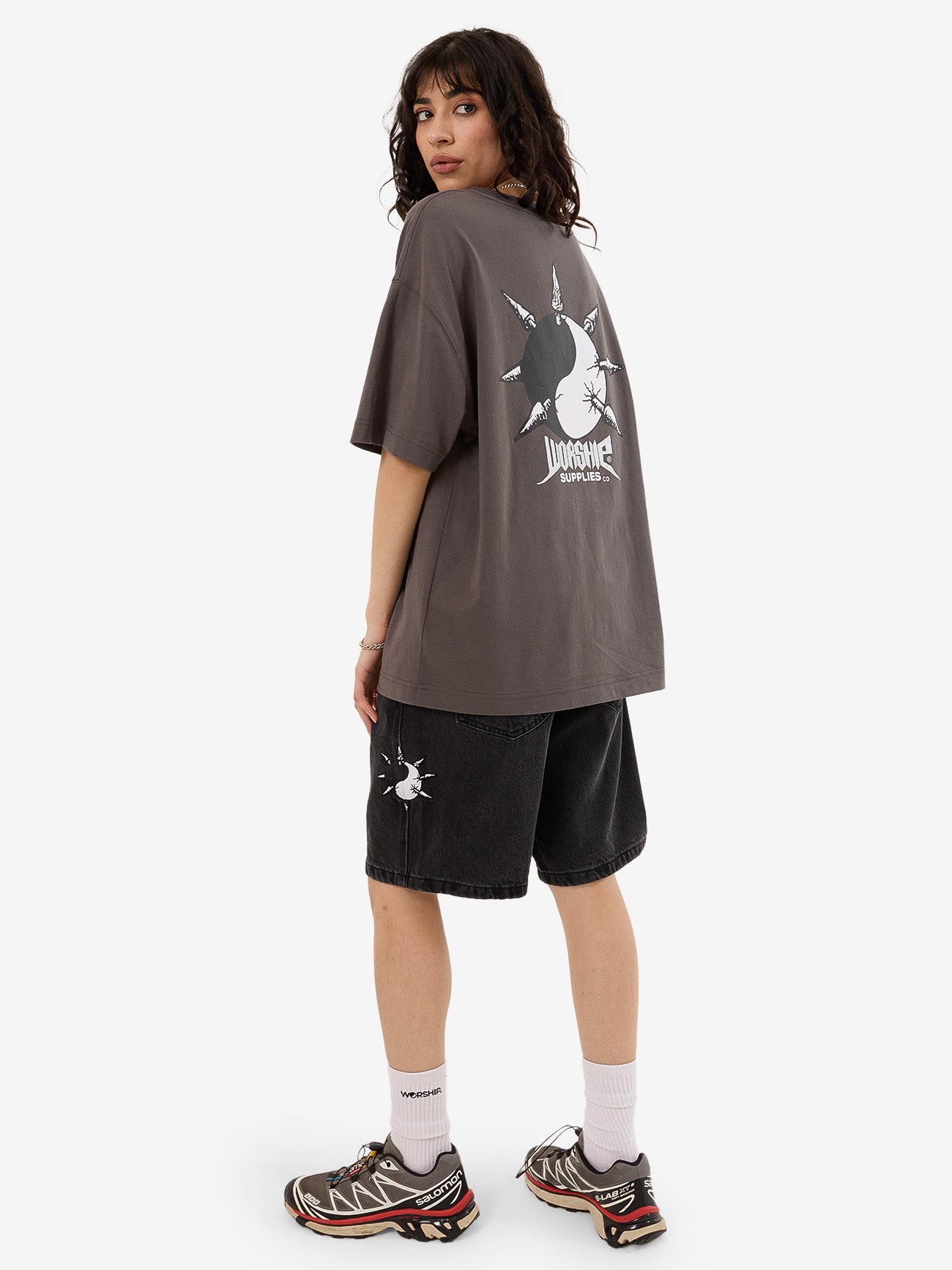 Nuclear Relaxed Fit Tee - Worn Black 4