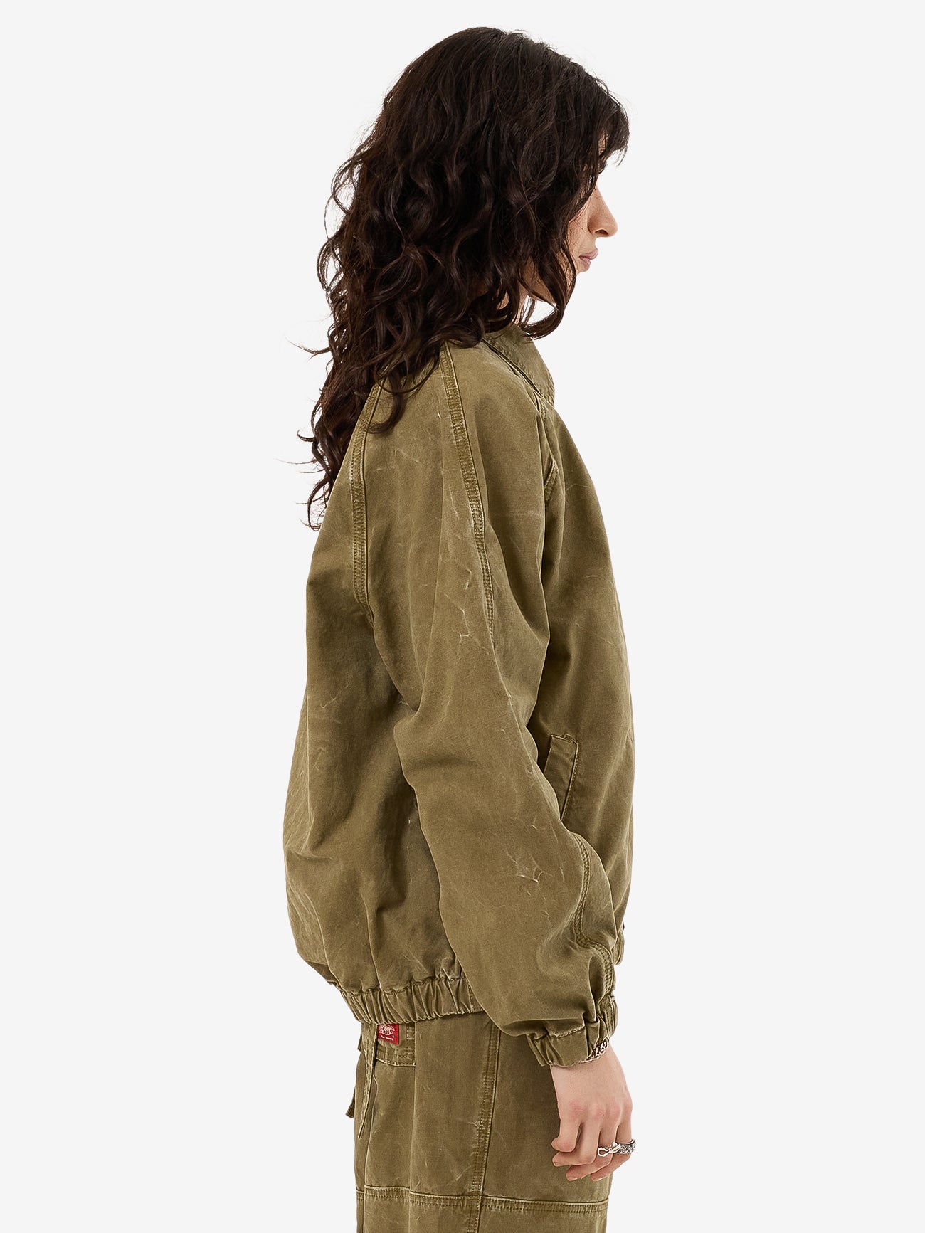 Drizzler Jacket - Khaki Oil Wash 4