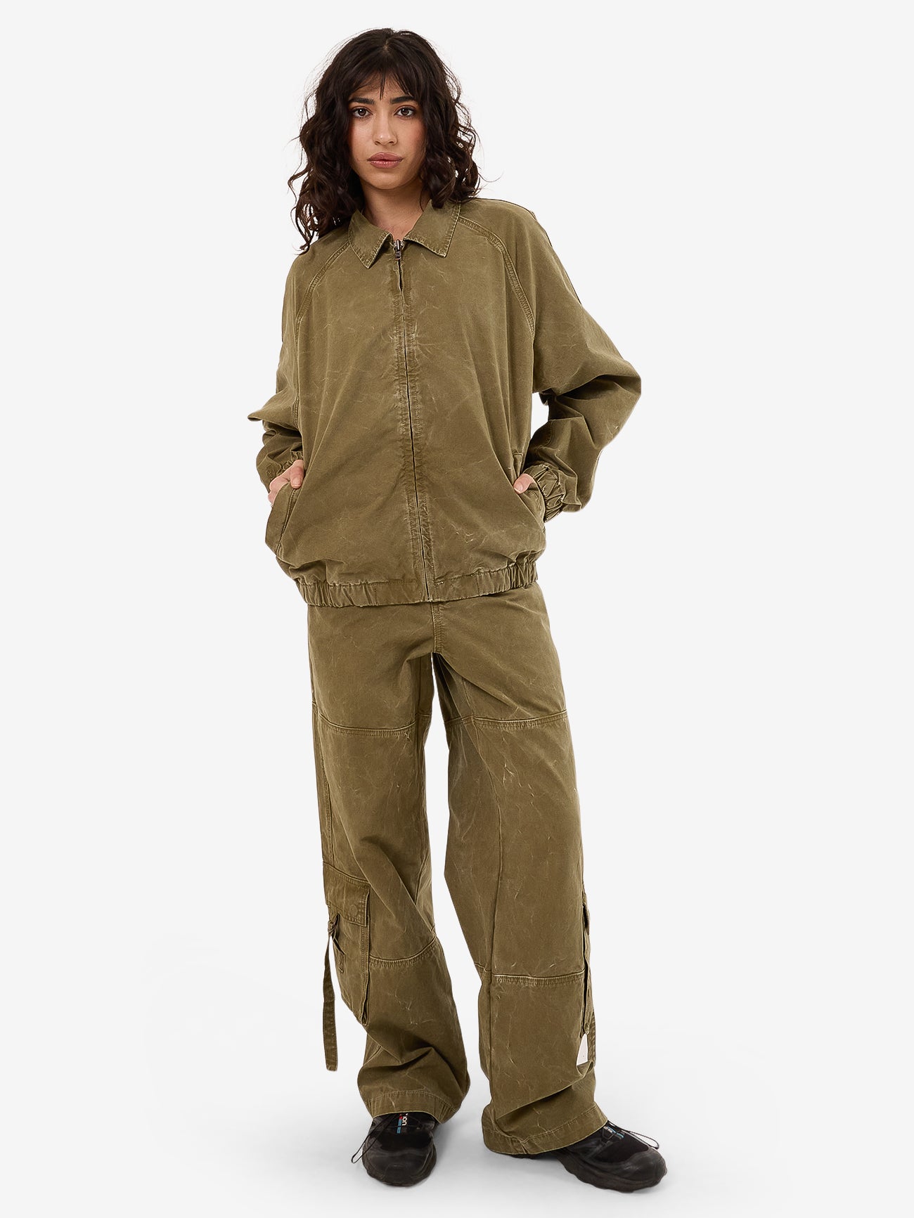 Drizzler Jacket - Khaki Oil Wash 4