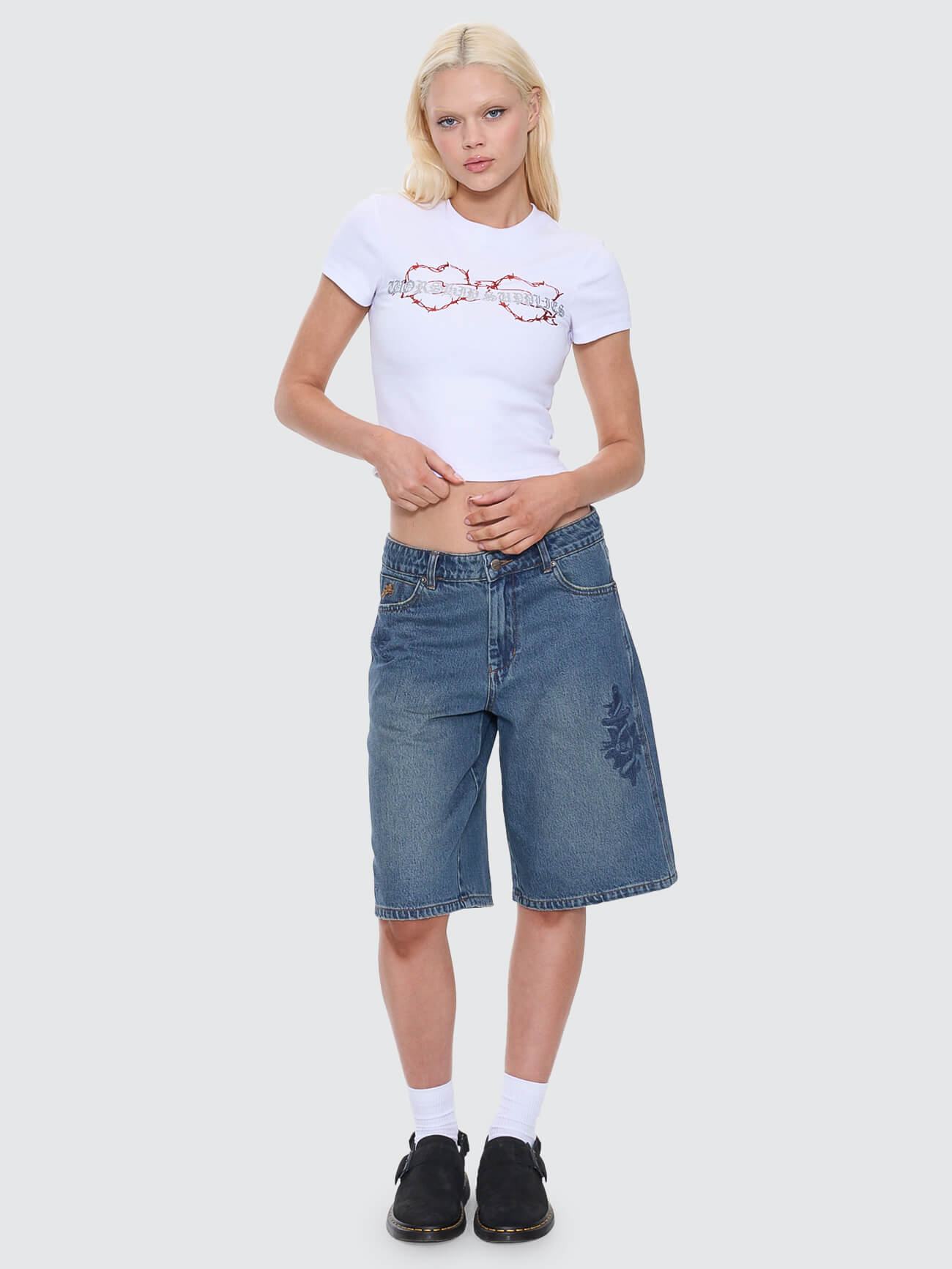 Scratch Slim Fit Tee - White 4