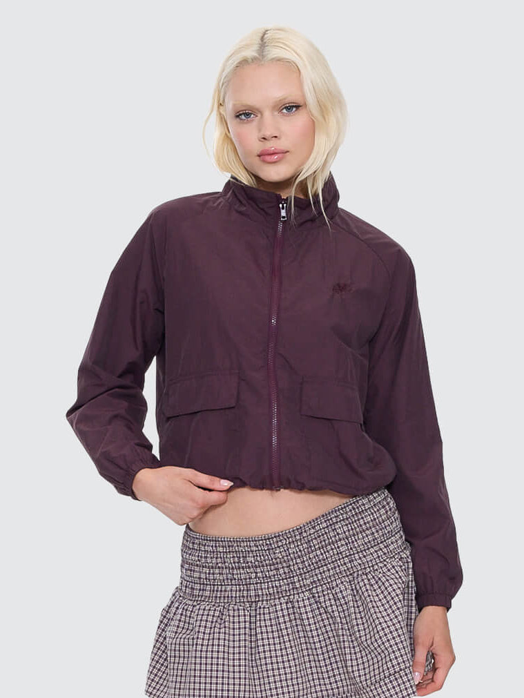 Cheek Parachute Jacket - Blackberry 4
