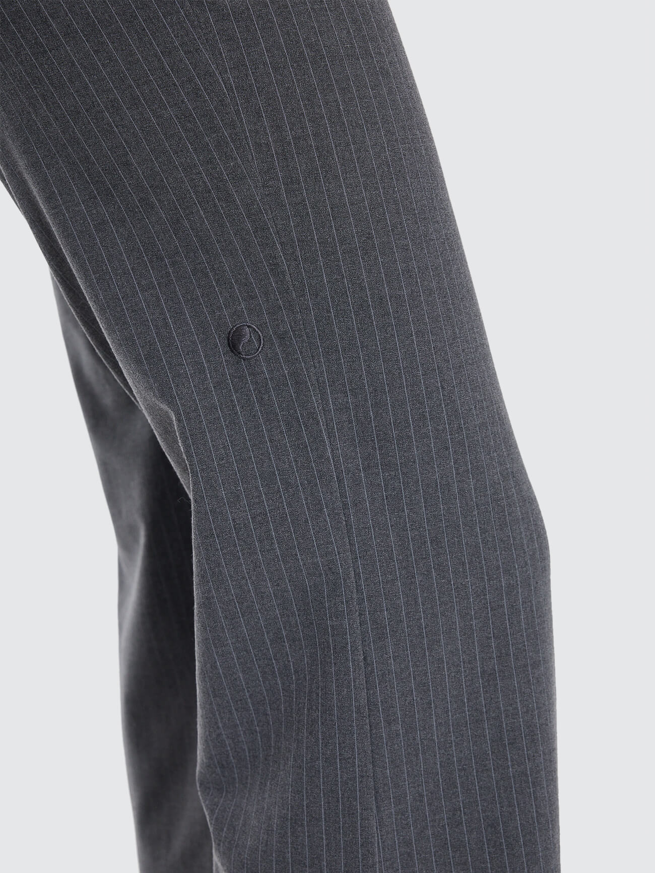 Delegate Bootcut Low Rider Pant - Charcoal Pinstripe 4
