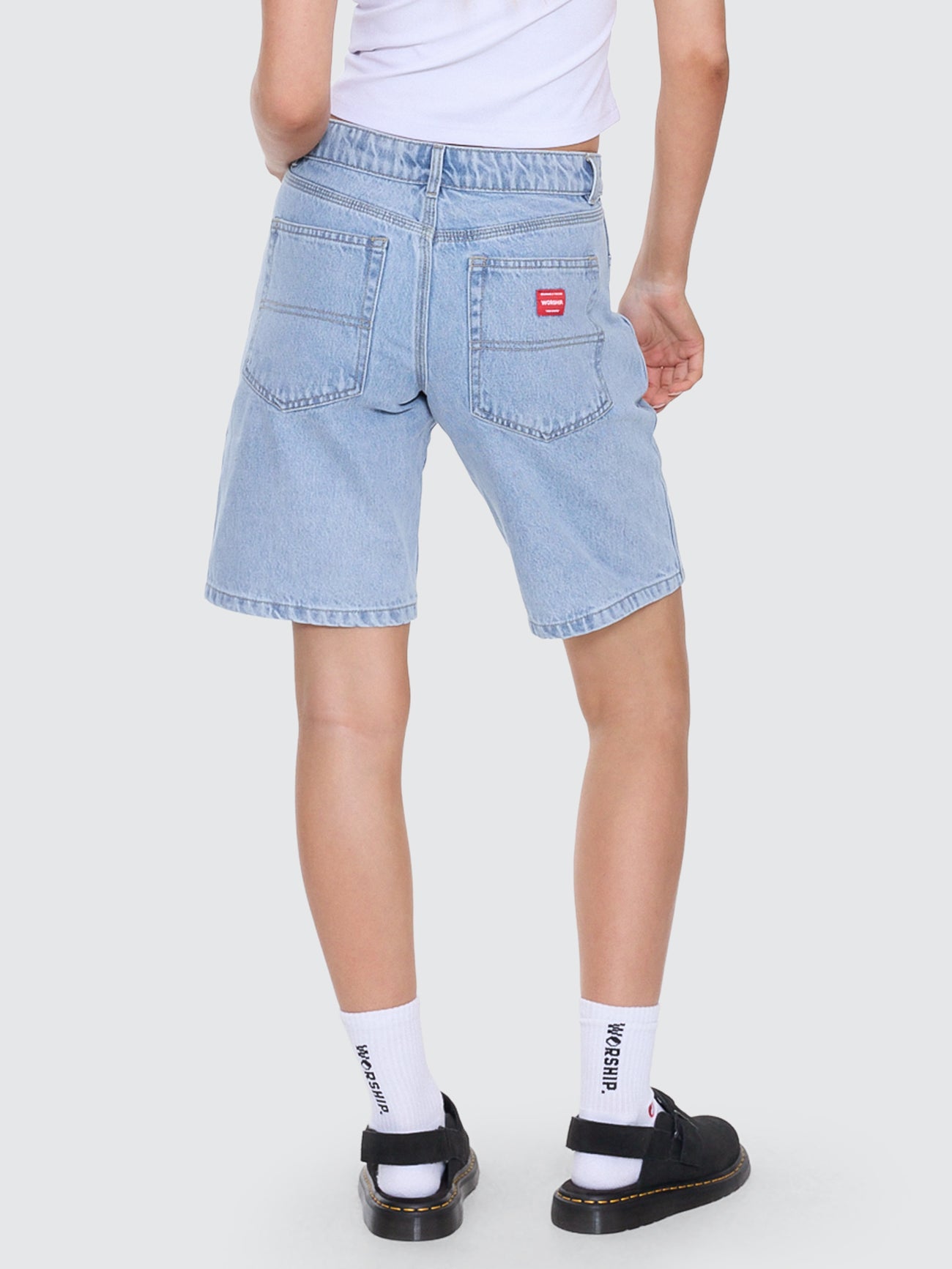 Sloucher Short - Worship Worn Blue 4