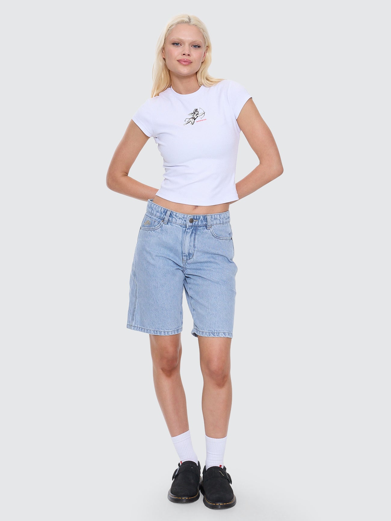Sloucher Short - Worship Worn Blue 4