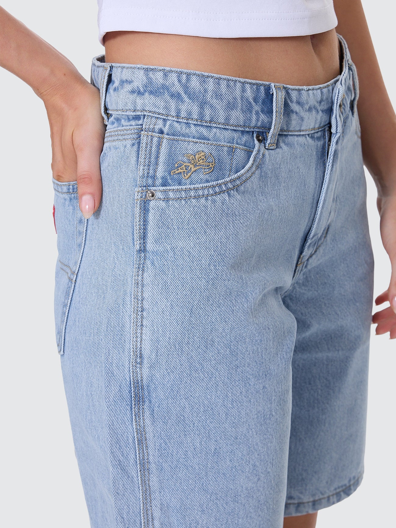 Sloucher Short - Worship Worn Blue 4