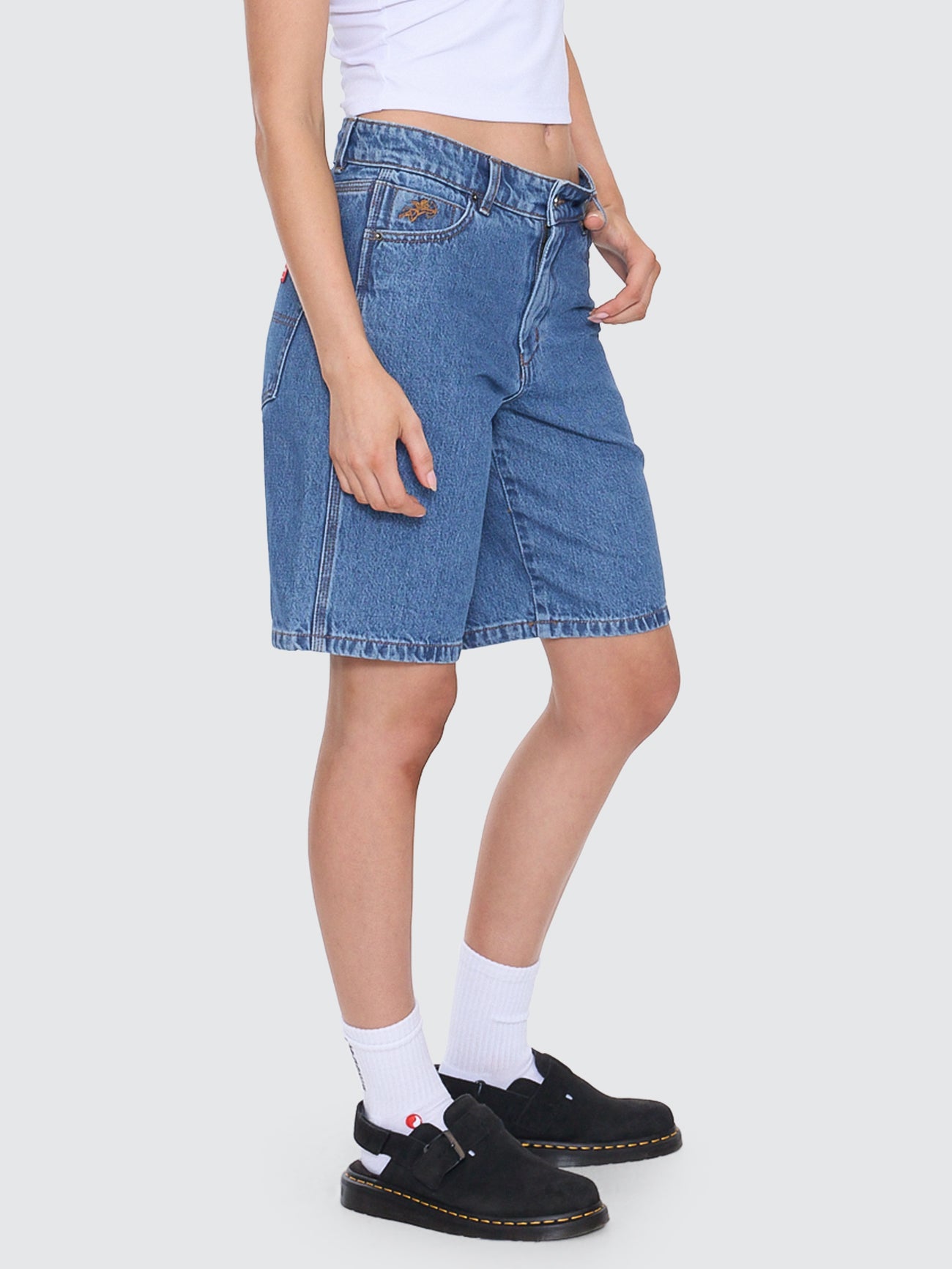 Sloucher Short - Worship Worn Blue 4