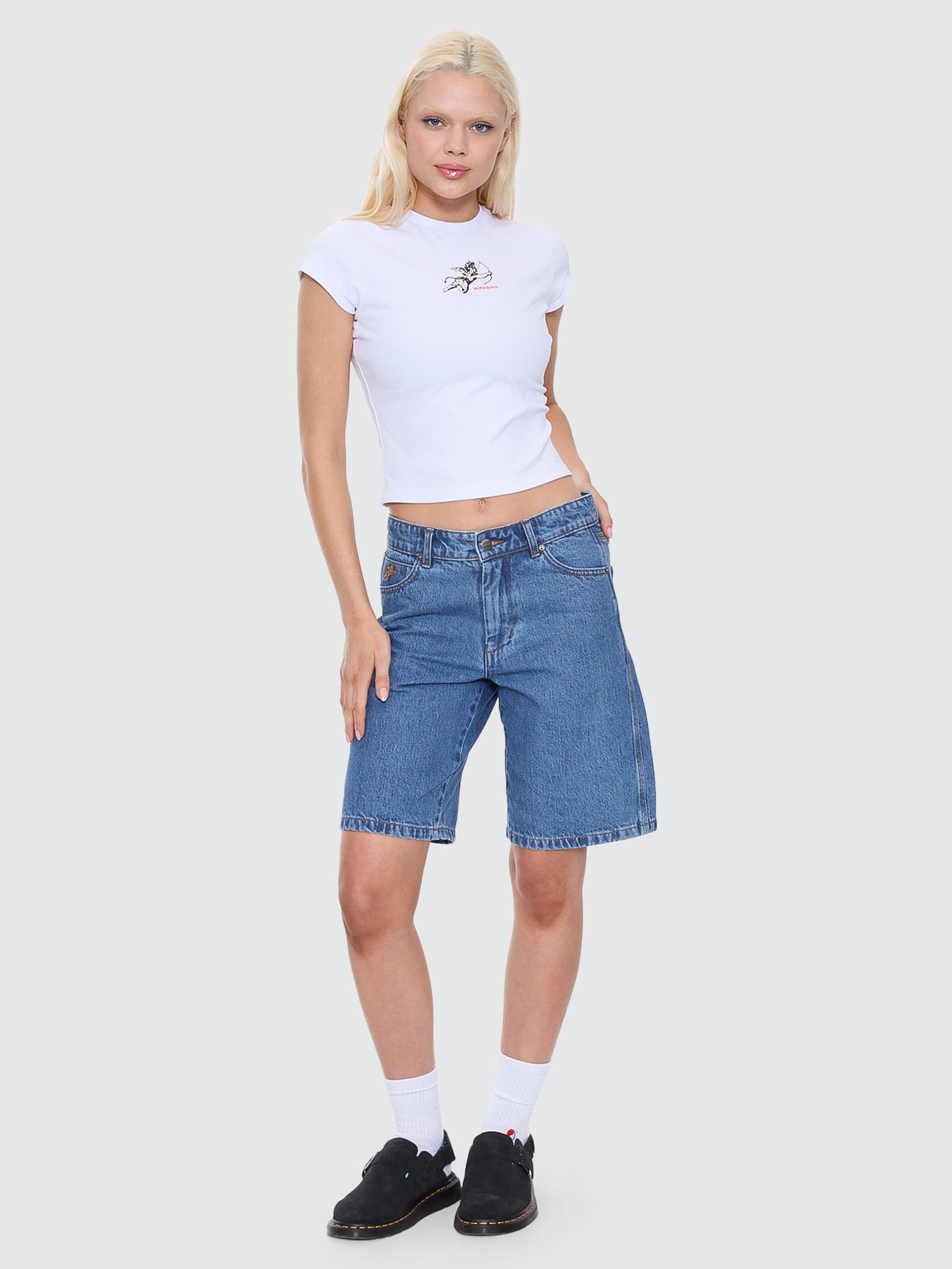 Sloucher Short - Worship Worn Blue 4