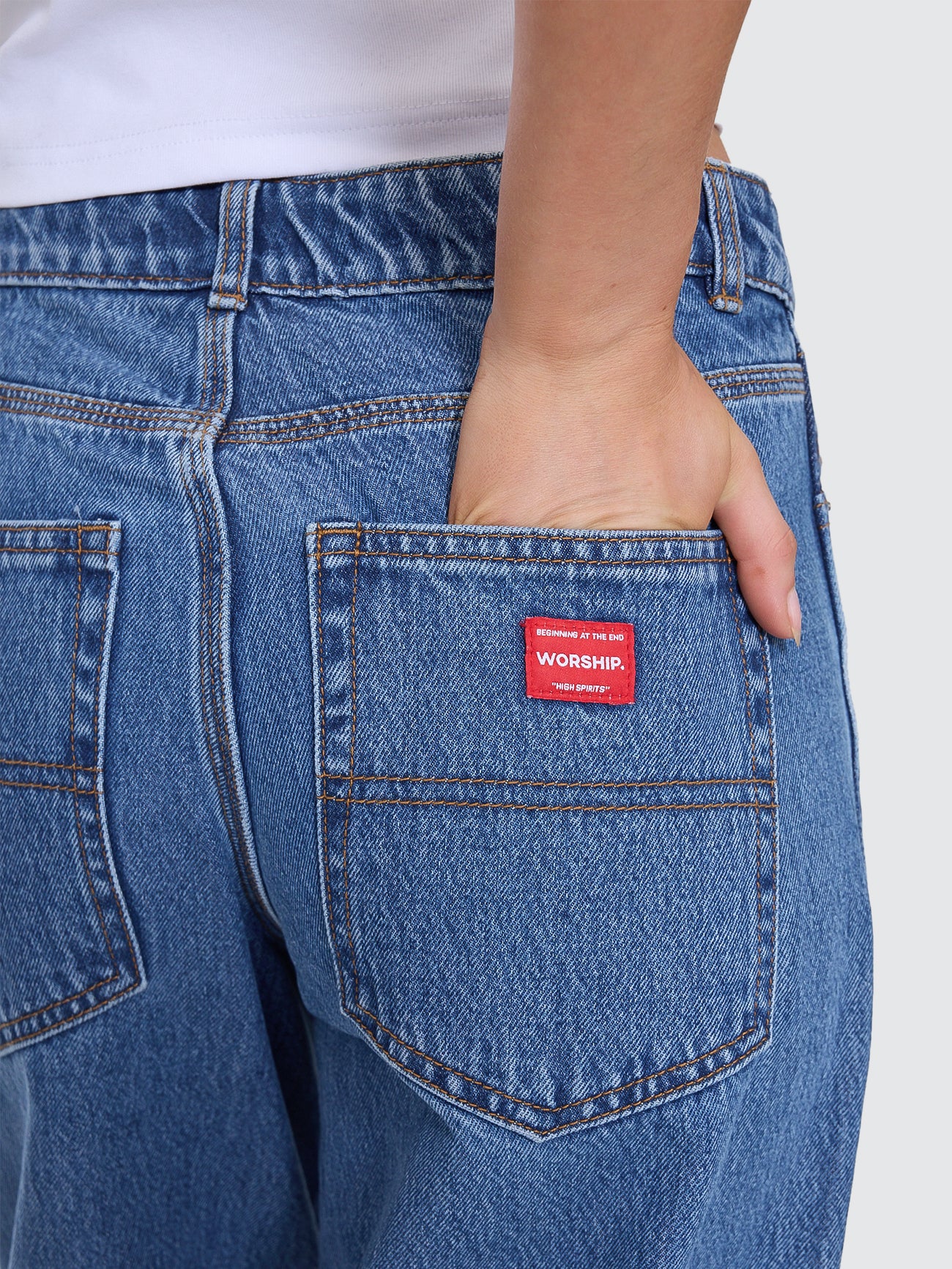 Sloucher Jean - Sky High Blue